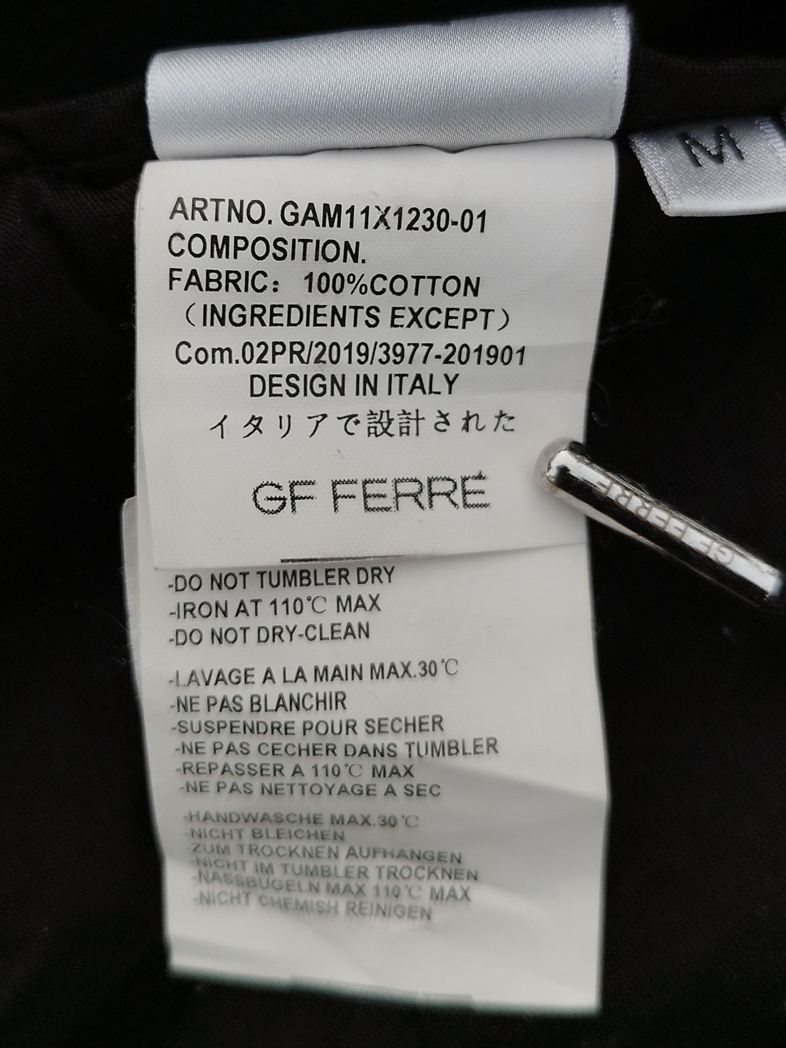 GF Ferre × Gianfranco Ferre Gf Ferre black sweatpant Size US 30 / EU 46 - 7 Thumbnail