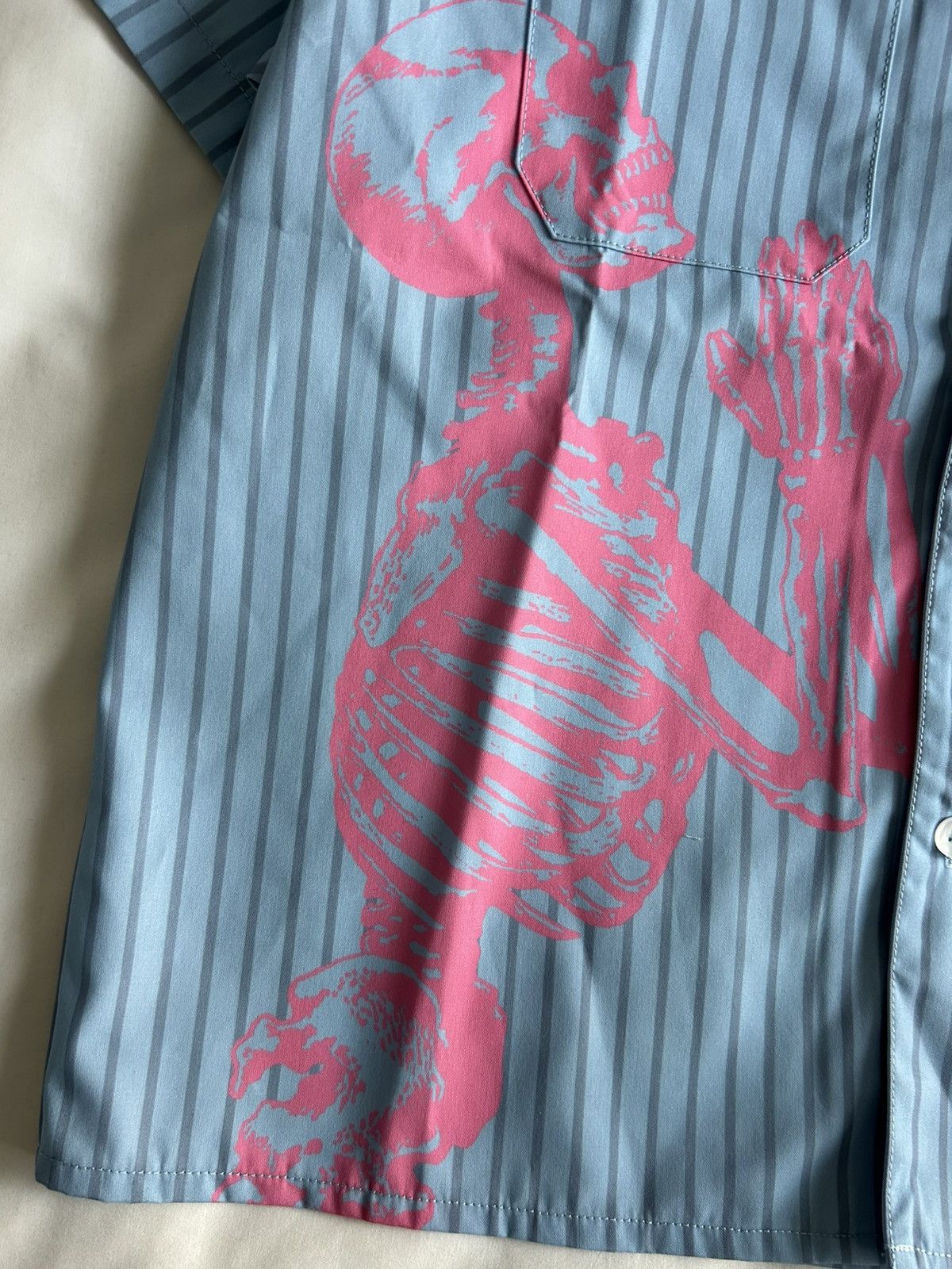 Homme + Femme La Homme Femme Skeleton Button Down Blue Size US M / EU 48-50 / 2 - 3 Thumbnail