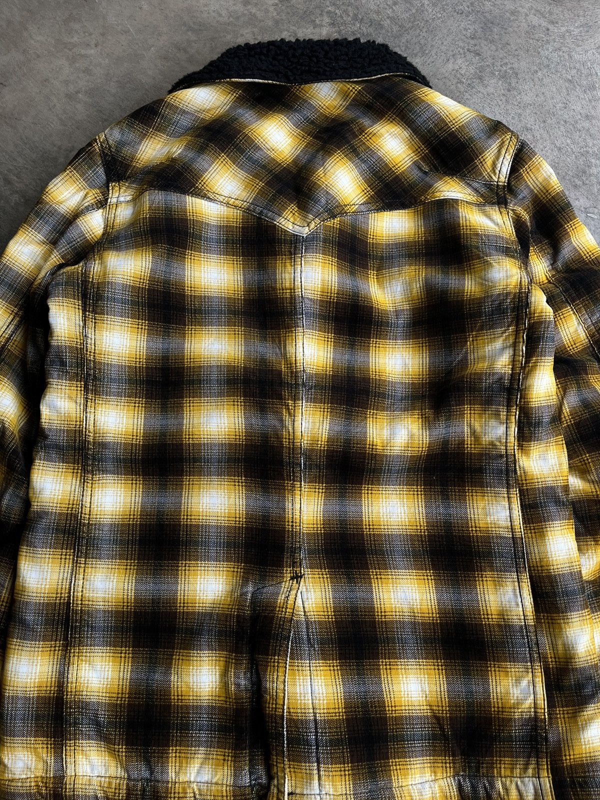 Number (N)ine NUMBER (N)INE FAUX SHEARLING TARTAN BIKERS RAMONES JACKET Size US M / EU 48-50 / 2 - 10 Thumbnail