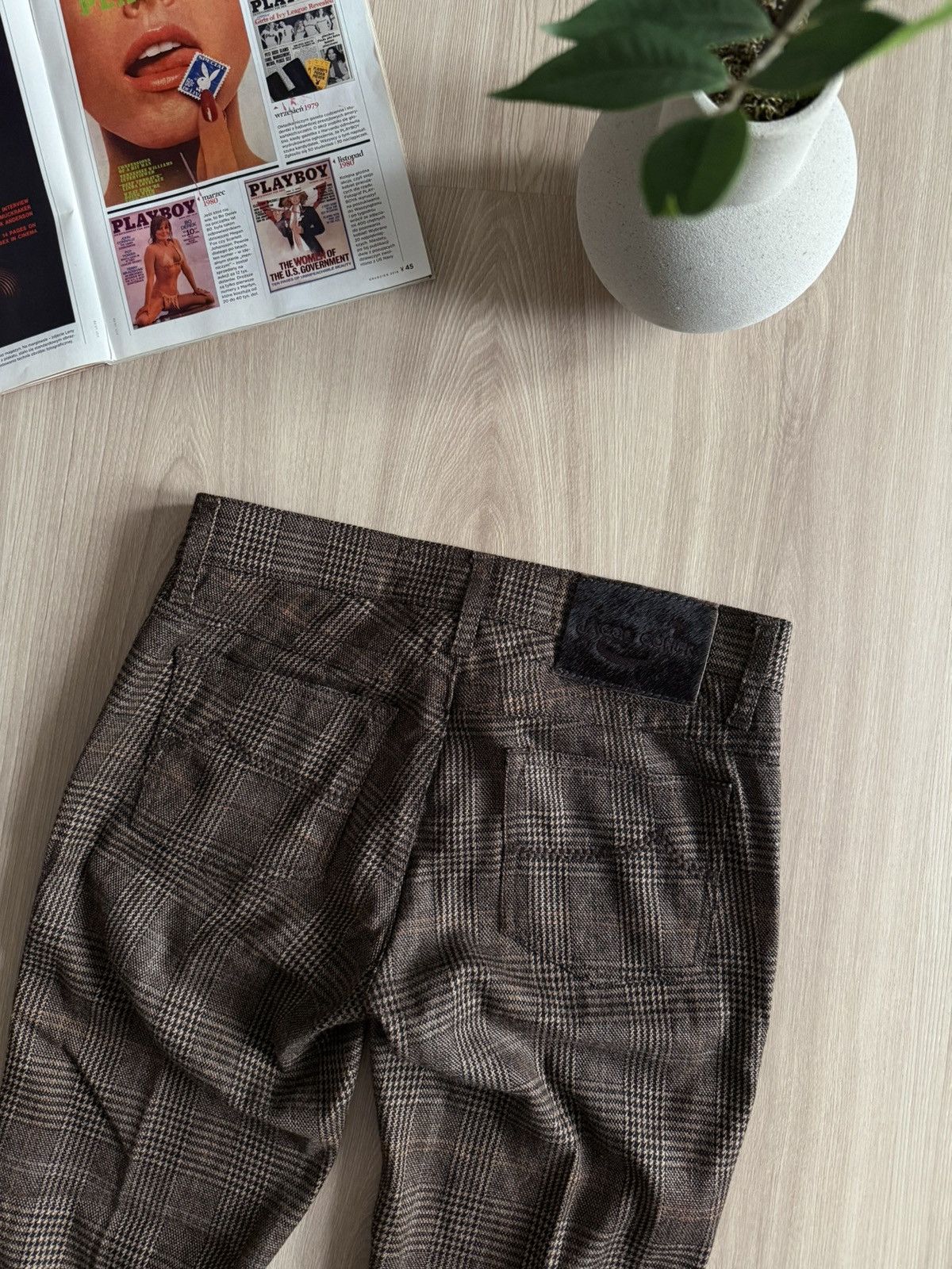 Jacob Cohen Vintage RARE Jacob Cohen Wool Pants 90s Size 27" / US 4 / IT 40 - 5 Thumbnail
