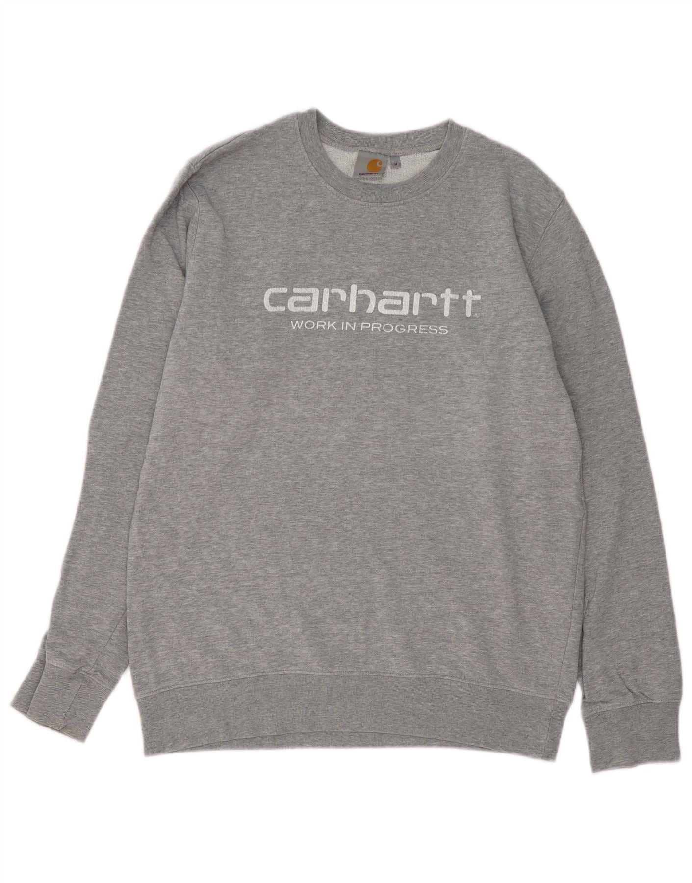 Carhartt Mens Graphic Sweatshirt Jumper Medium Grey Flecked Cotton Size US L / EU 52-54 / 3 - 1 Thumbnail