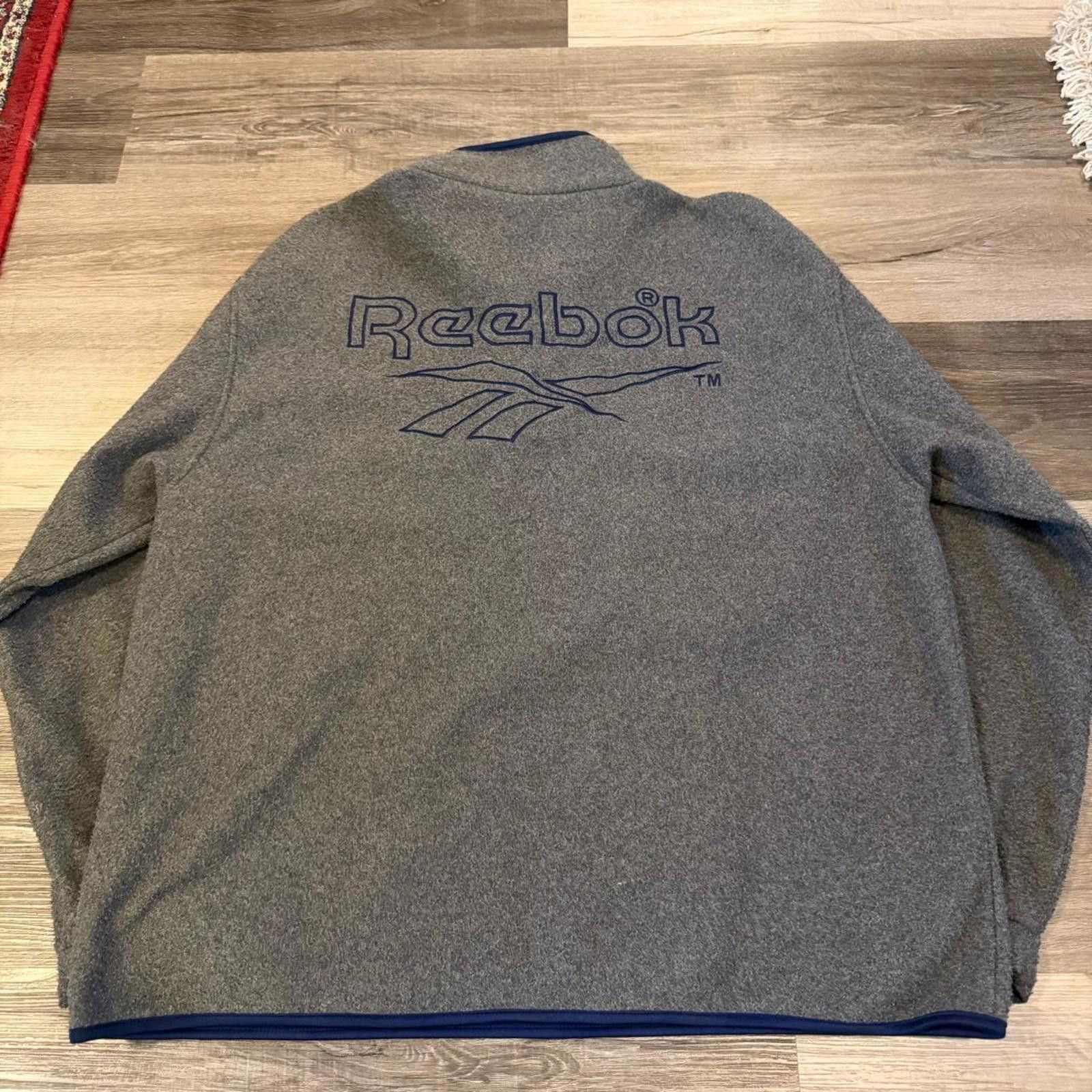 Reebok vintage reebok pull over fleece anorak sweatshirt 90s XL Size US XL / EU 56 / 4 - 4 Thumbnail