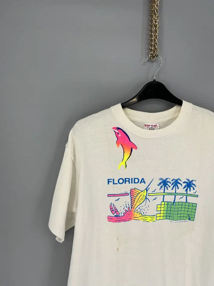 Vintage 90s Florida All Over Print Shirt Y2K Size US XL / EU 56 / 4 - 4 Thumbnail