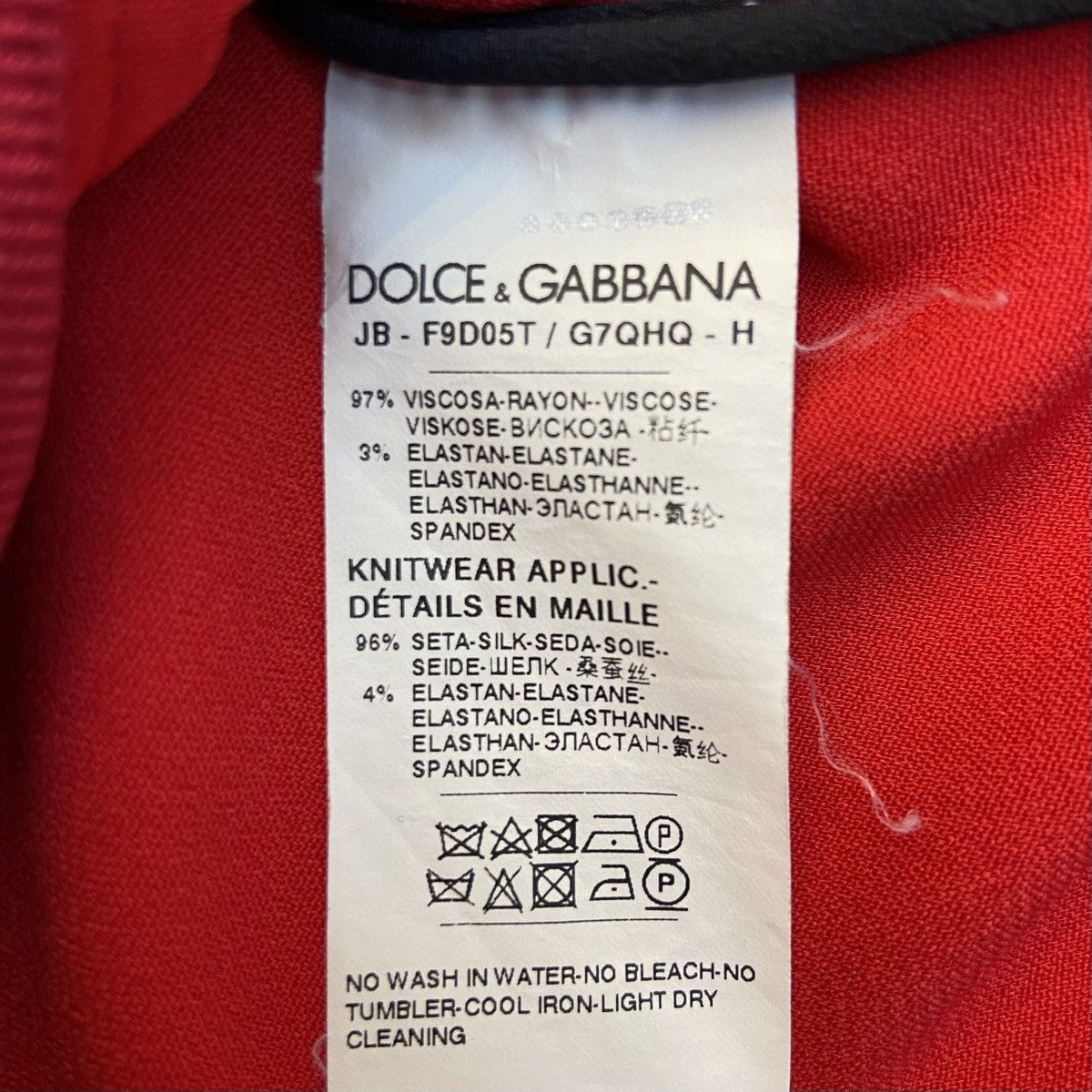 Dolce & Gabbana Dolce Gabbana Red Sweatpants K26WX Size 25" / US 0 / IT 36 - 5 Thumbnail