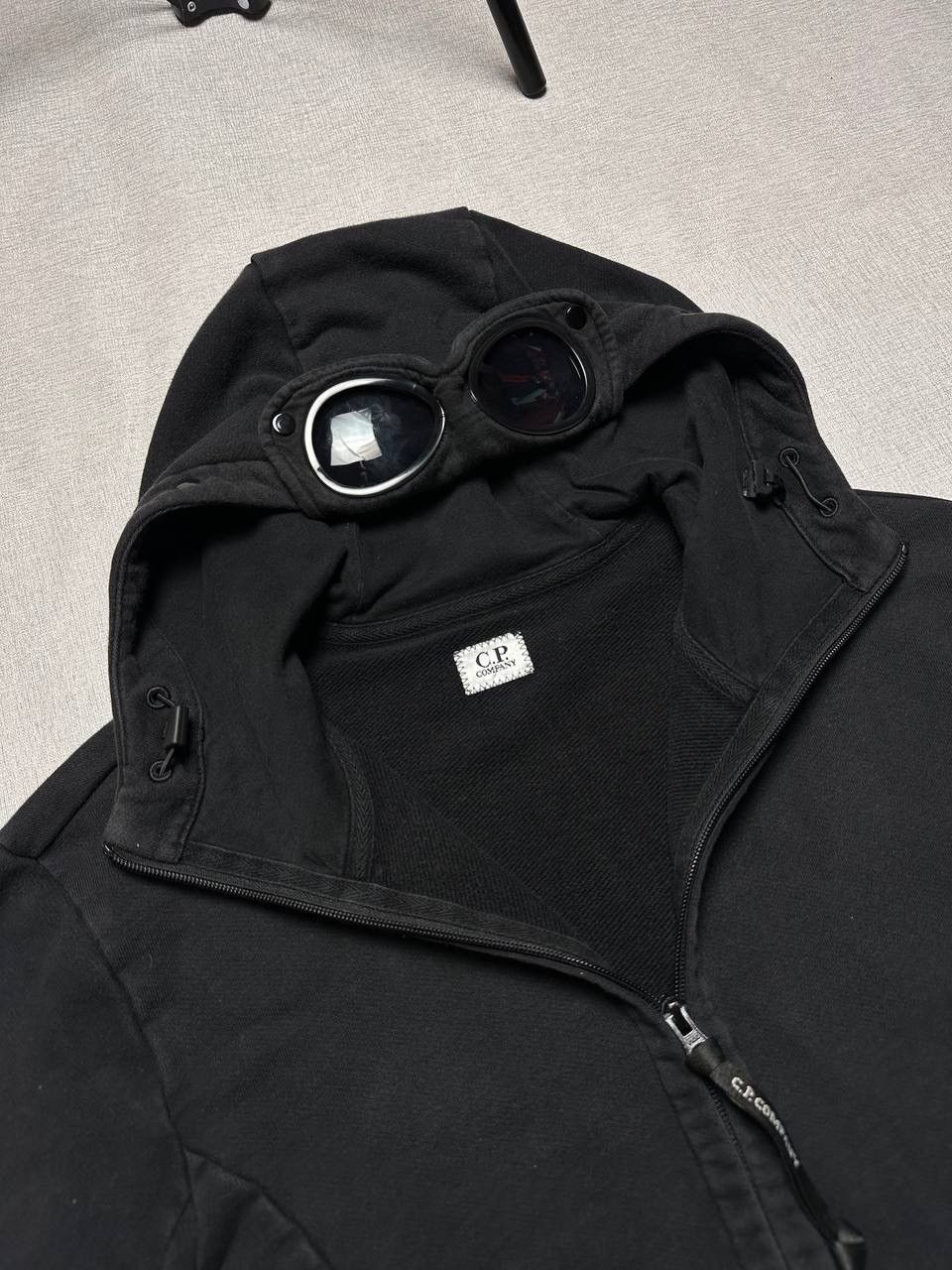 C.P. Company C.P. Company Diagonal Raised Fleece Goggle Full Zip Hoodie Size US L / EU 52-54 / 3 - 10 Thumbnail