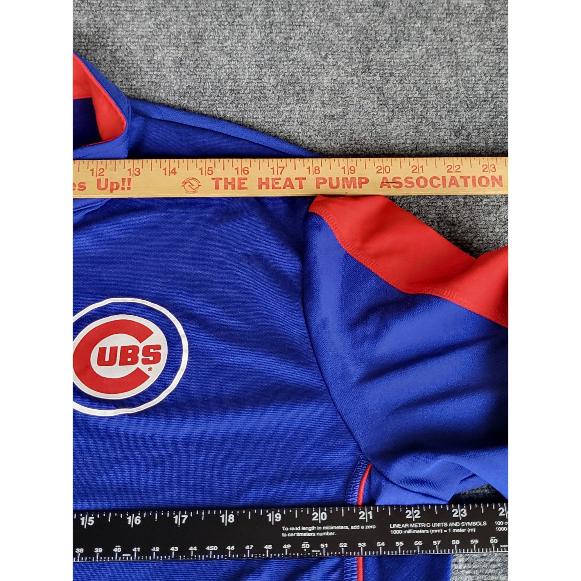 Majestic Chicago Cubs Majestic Pullover Shirt Men Sz XXL Coolbase Blu Size US XXL / EU 58 / 5 - 3 Thumbnail