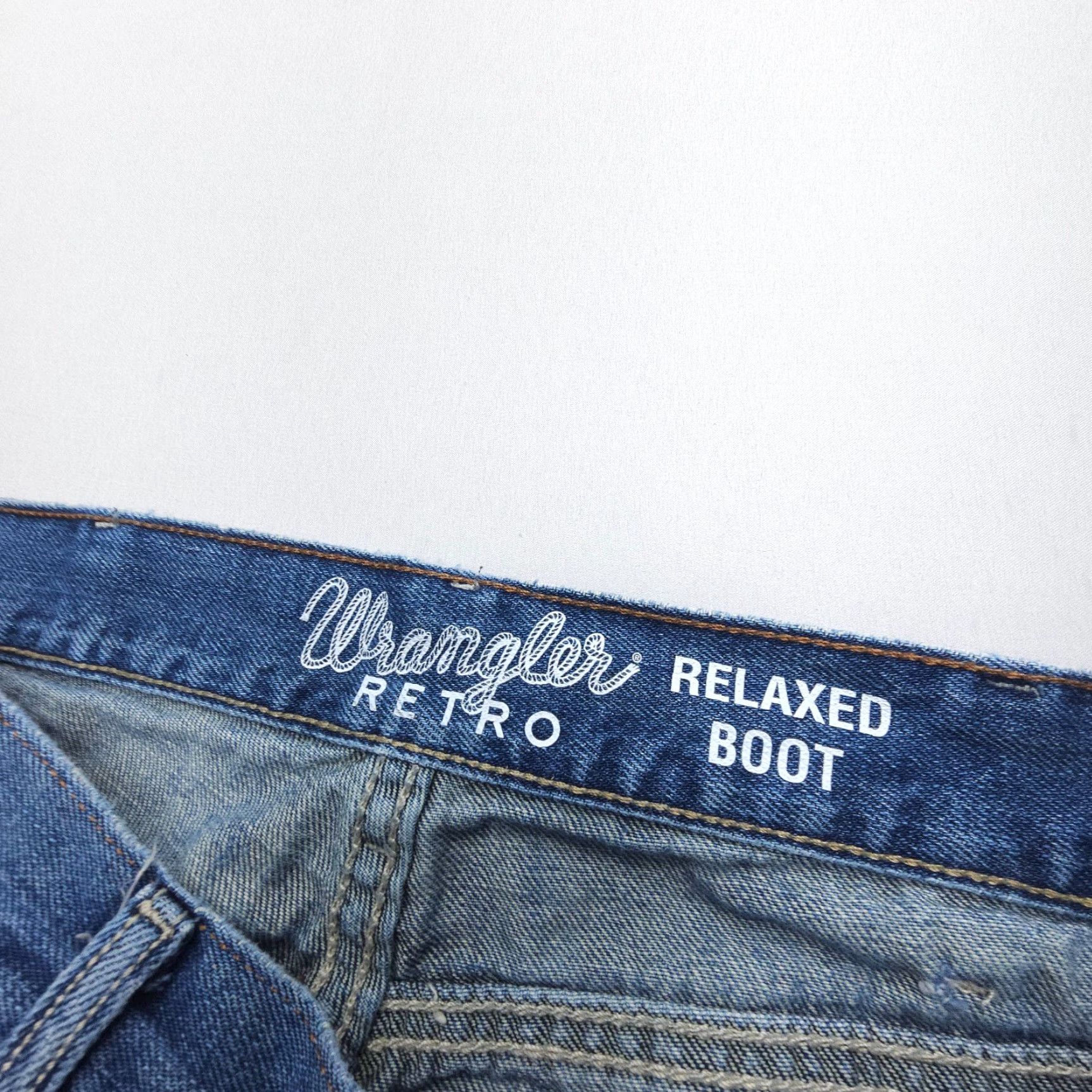 Wrangler Wrangler Retro Relaxed Boot Jeans Mens 34 x 29 Blue Measured Western Work Denim Size US 34 / EU 50 - 5 Thumbnail