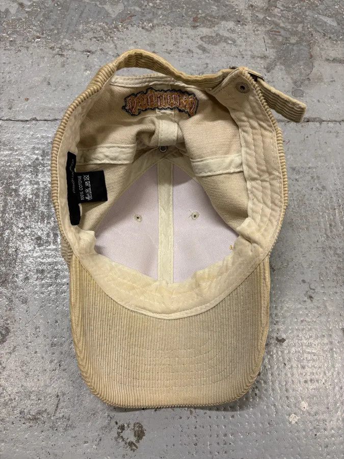 Dsquared2 FW2005 Dsquared2 Beige Corduroy Embroidered Faith Cap Size ONE SIZE - 7 Thumbnail
