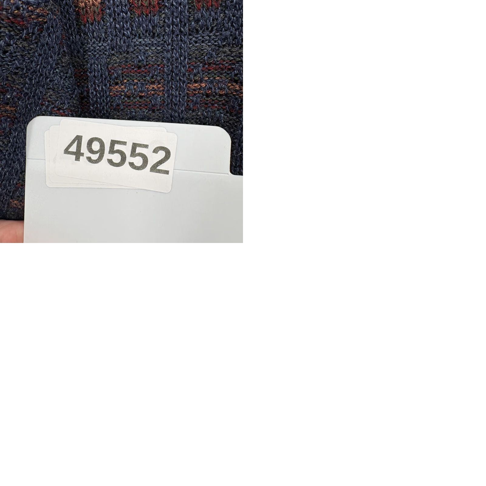 Van Heusen VINTAGE Van Heusen Cardigan Sweater Mens Large Blue Acrylic Geometric Grandpa Size US L / EU 52-54 / 3 - 9 Thumbnail