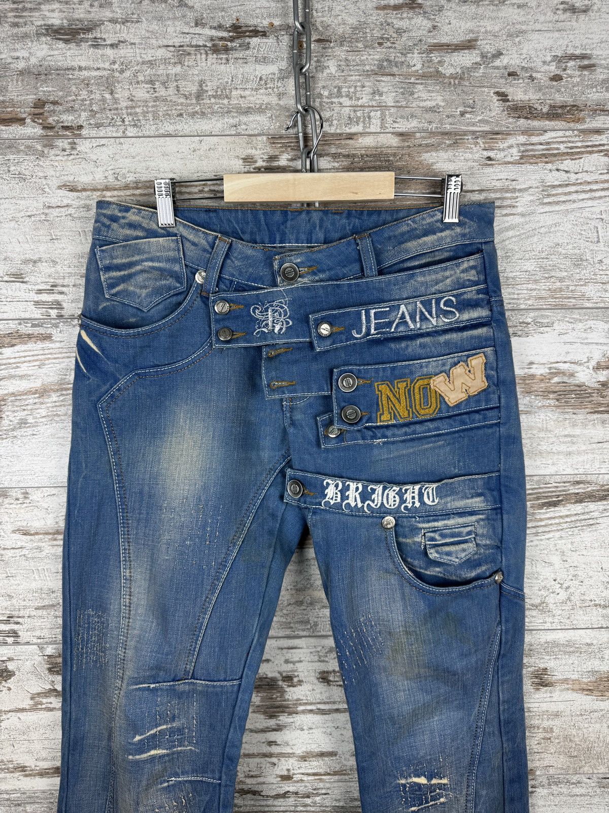 Hysteric Glamour Mens Vintage Hysteric Glamour avant garde pants denim jeans Size US 31 - 2 Thumbnail