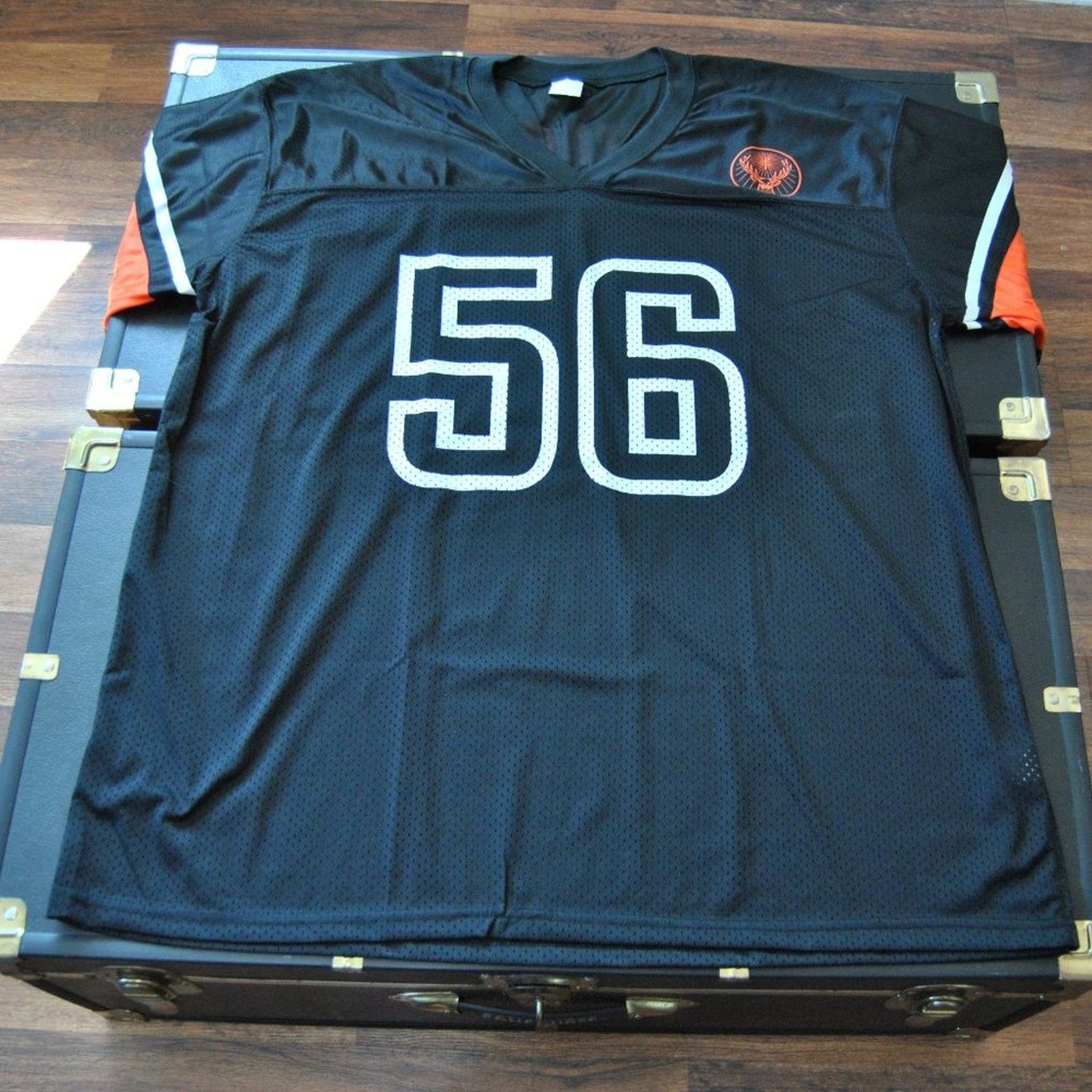 Jagermeister Jägermeister X-Large Black and Orange #56 Football Jersey Size US XL / EU 56 / 4 - 1 Thumbnail