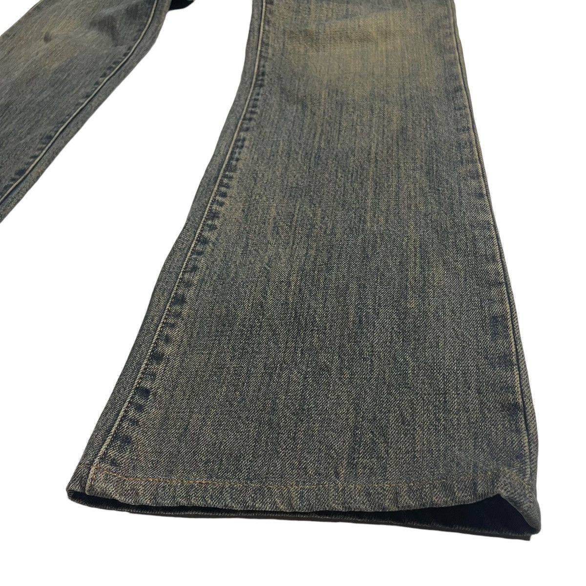 If Six Was Nine 🇯🇵 VINTAGE GOLD RUSH RUSTY MUD WASHED DENIM PANTS Size US 30 / EU 46 - 6 Thumbnail