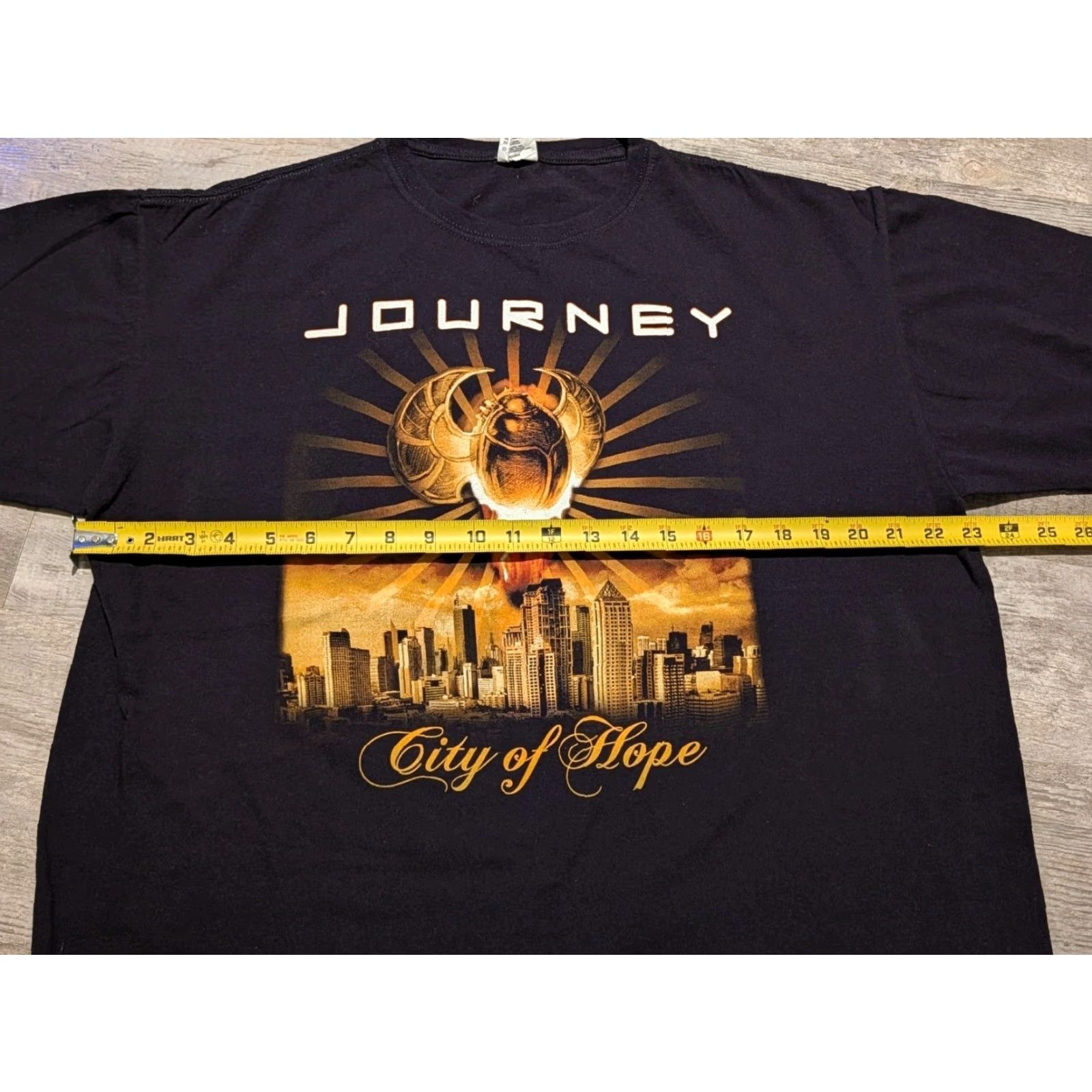 Anvil JOURNEY Concert Tee Shirt Eclipse Tour 2011 Double Sided XL Unisex Adults Graphic Tee Rock Band Size US XL / EU 56 / 4 - 7 Thumbnail