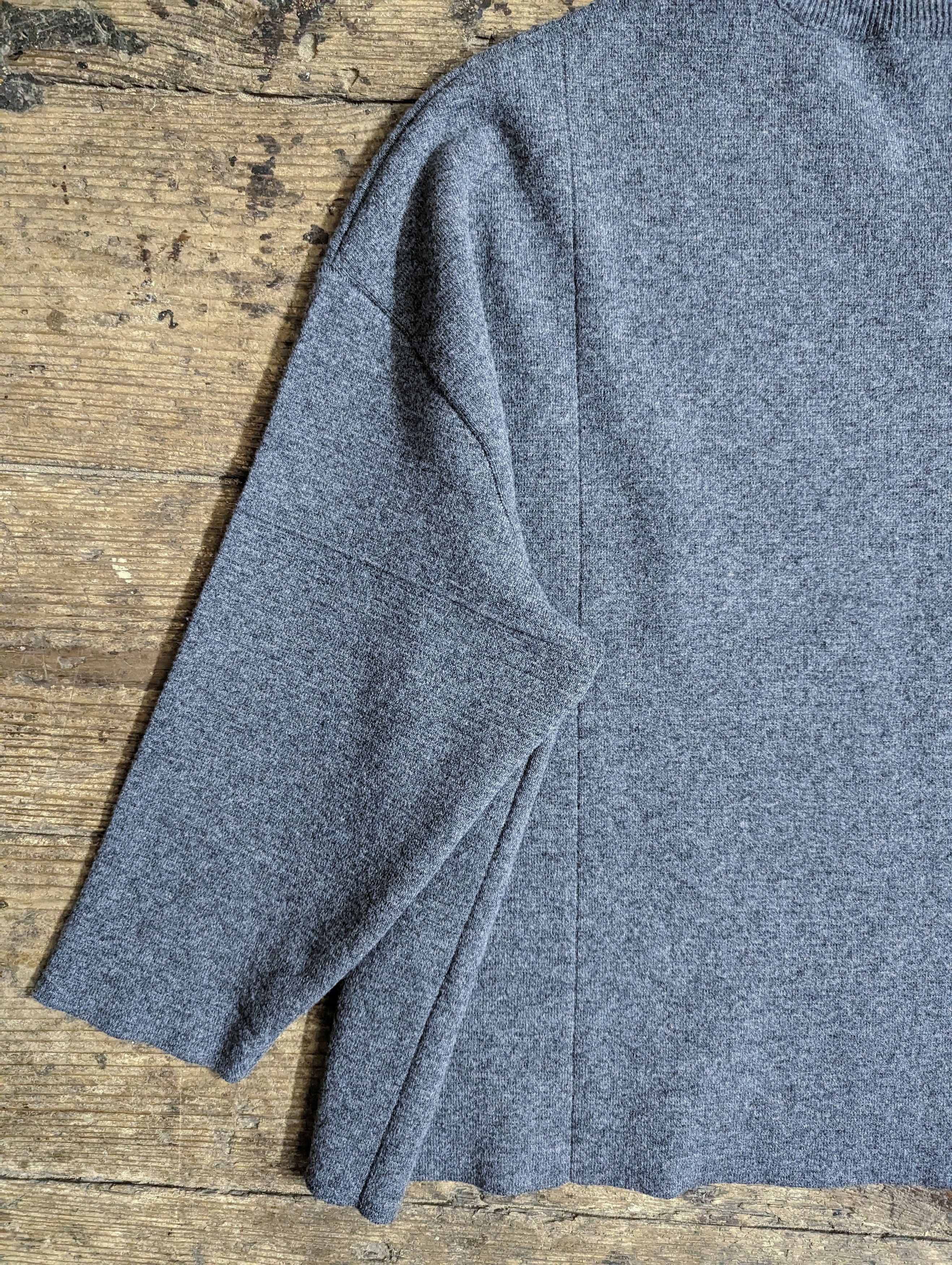 Balenciaga A/W 16 Balenciaga Paneled Details Cut Off Hem Sweater Size US M / EU 48-50 / 2 - 13 Thumbnail