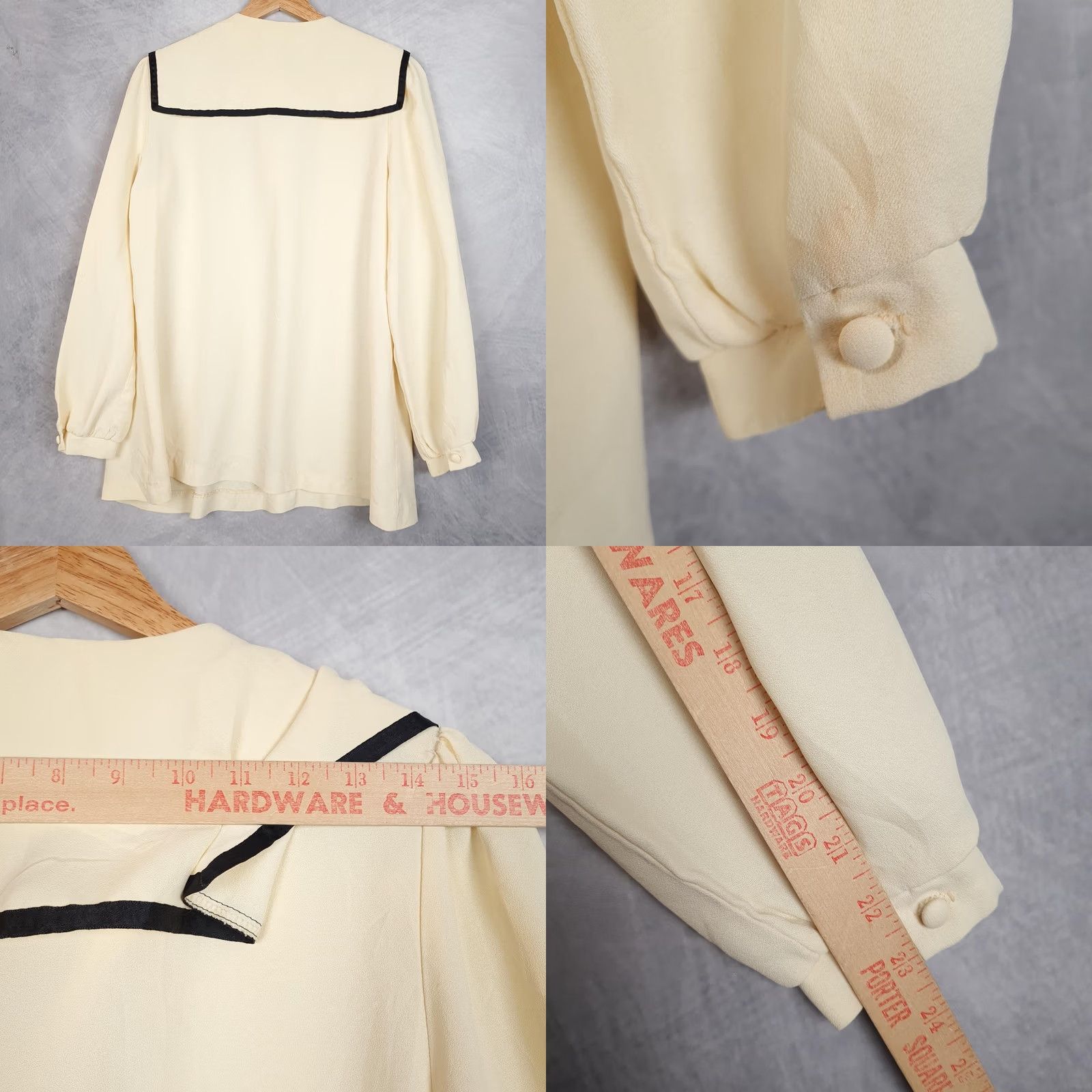 Vintage VINTAGE Jeanette Maternities White Tunic Blouse Maternity Large Size L / US 10 / IT 46 - 10 Thumbnail