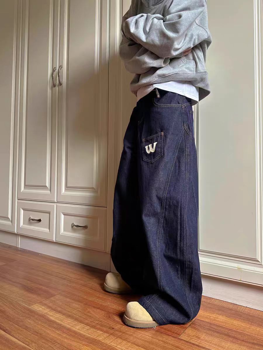 Vintage Vintage casual baggy machete Y2K wide leg jeans Size US 30 / EU 46 - 5 Thumbnail