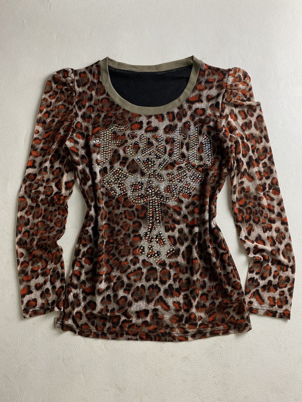 Japanese Brand leopard long sleeve Size M / US 6-8 / IT 42-44 - 1 Thumbnail