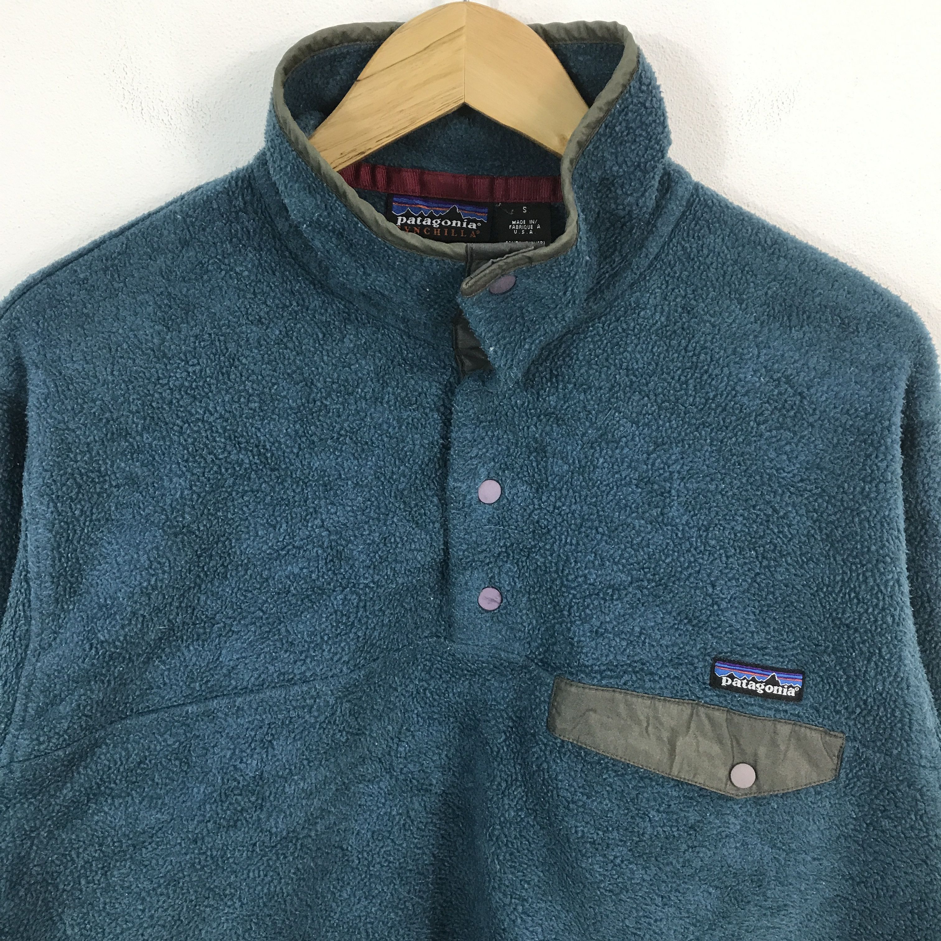 Patagonia × Vintage patagonia snap button fleece jacket Size US S / EU 44-46 / 1 - 3 Thumbnail