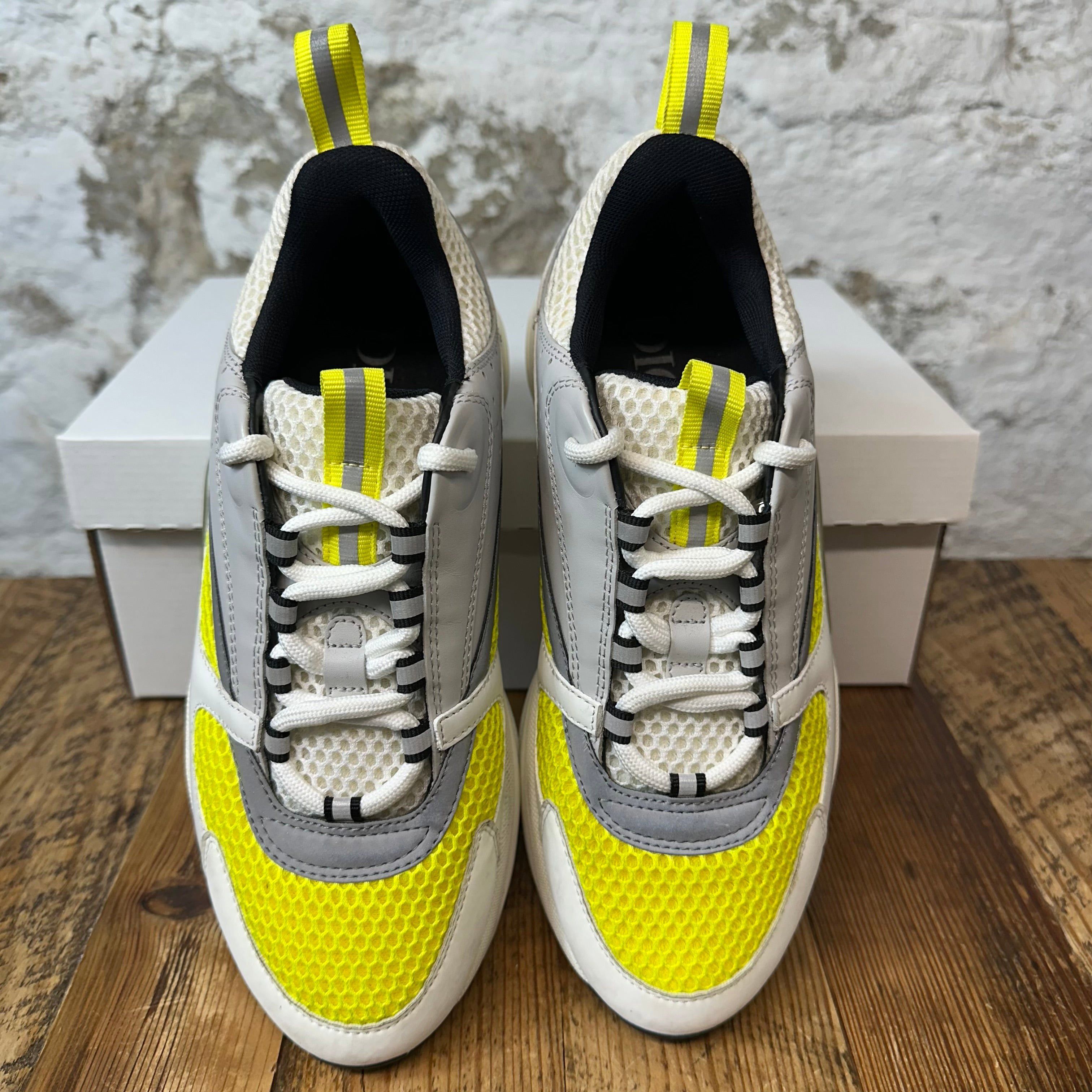 Dior Dior B22 Yellow Gray White Sneaker Sz 7 (40) Size US 7 / EU 40 - 3 Thumbnail