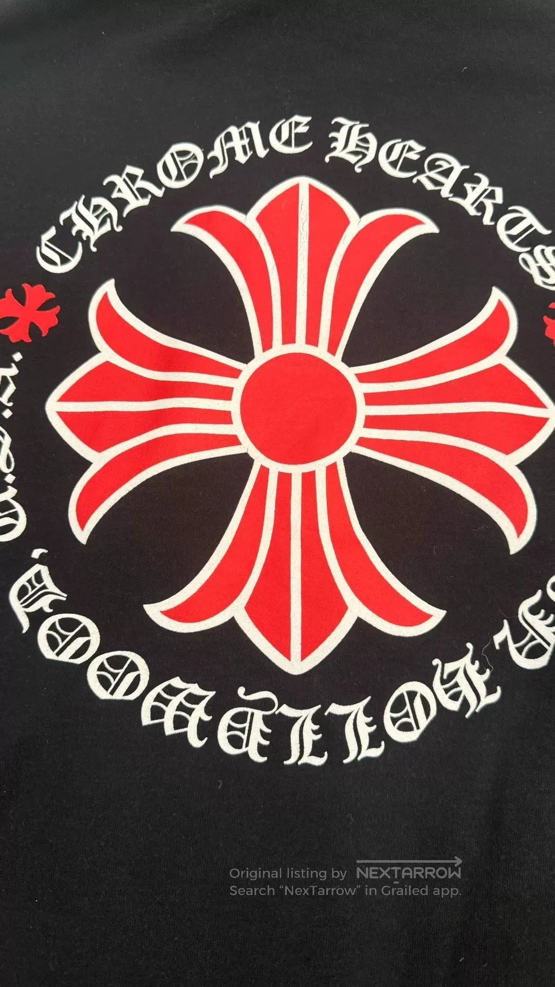 Chrome Hearts chrome hearts red circle graphic zip hoodie. Size US L / EU 52-54 / 3 - 7 Thumbnail