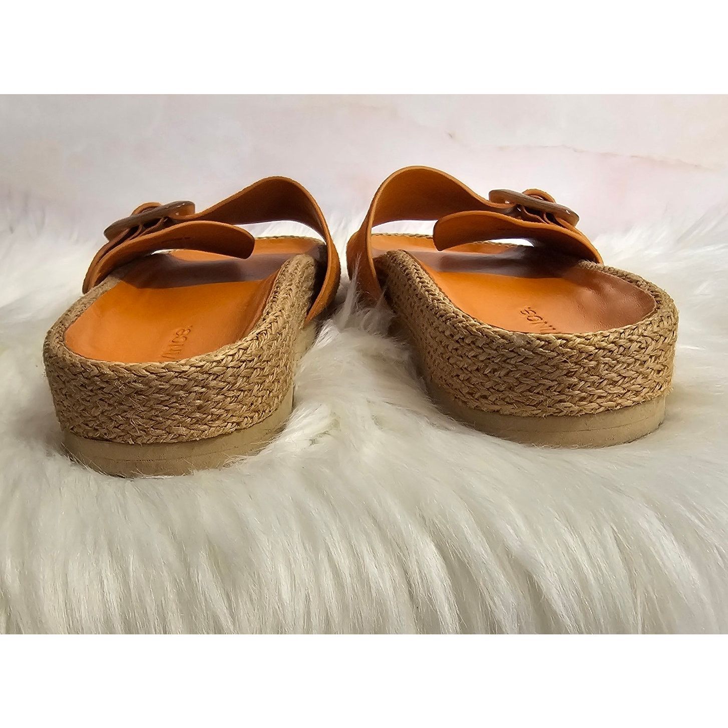 Vince VINCE Tortoise Buckle Espadrille Grant Slides Sandals 6 Size US 6 / IT 36 - 5 Thumbnail