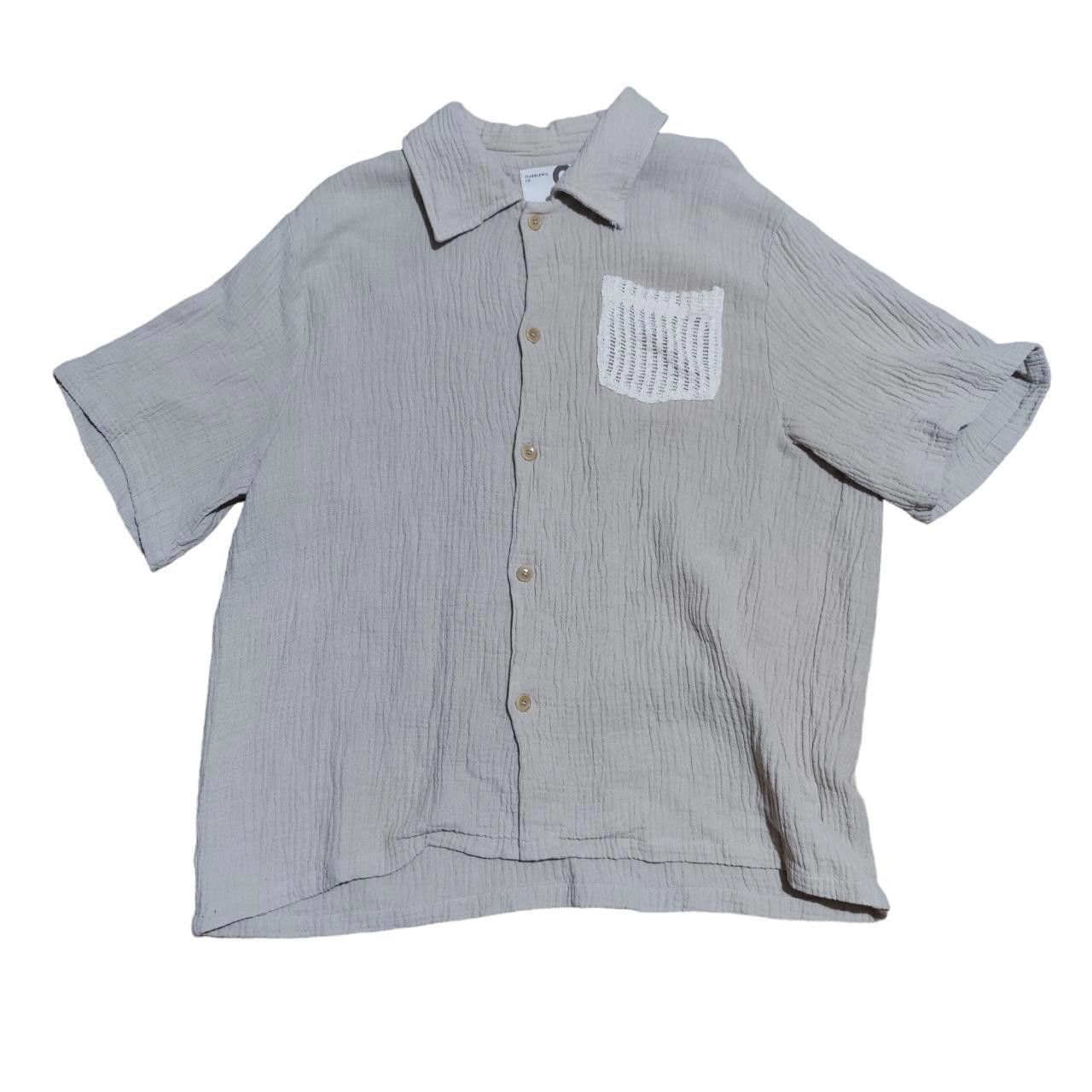 Other Clarelewis Light Beige Muslin Pocket Shirt Size US L / EU 52-54 / 3 - 1 Thumbnail