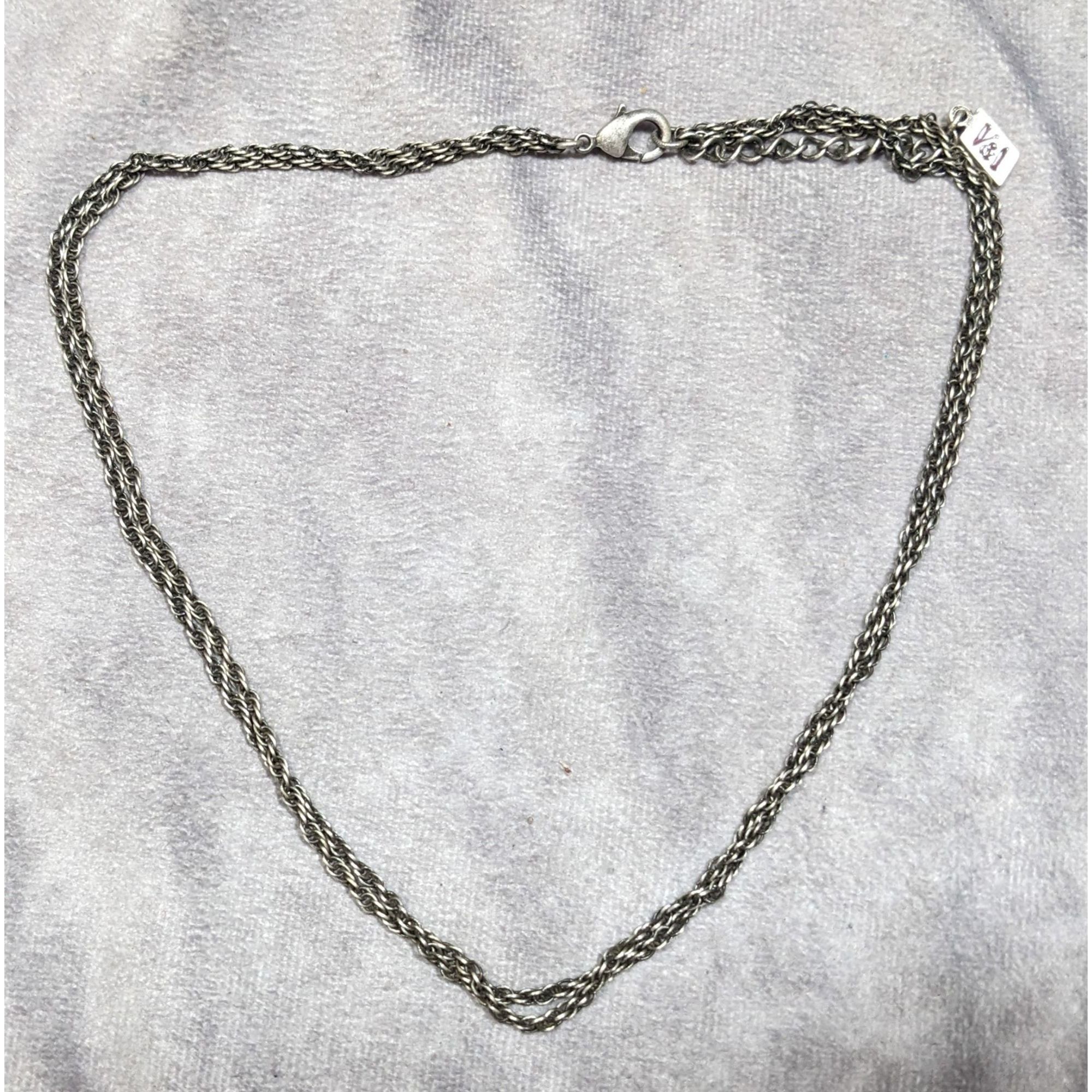 Other V&I Casual Layered Silver Tone Chain Necklace Size ONE SIZE - 6 Thumbnail