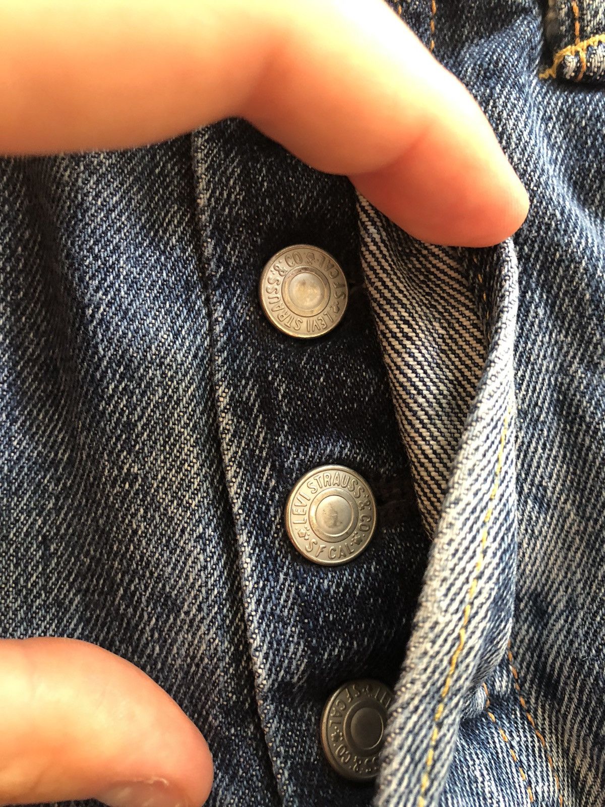 Levi's LEVI’S STRAUSS 501 CLASSIC VINTAGE DENIM JEANS PANTS Size US 31 - 6 Thumbnail