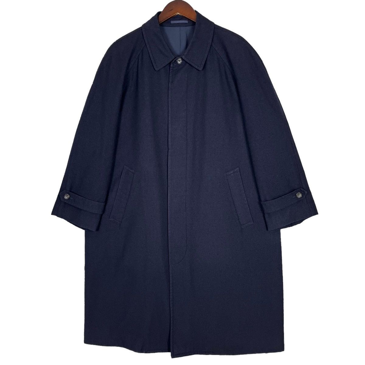 image of Cdg Cdg Cdg x Comme Des Garcons Vintage 80’S Cdg Comme Des Garçons Homme Deux Designer Coat in Navy