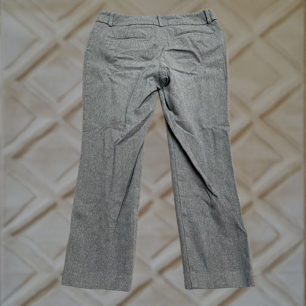 Vintage A New Day Gray Stretch Crop Ankle Pants Women 8 Slim Straight 31in Waist Regular Rise Workwear Casual Size 30" / US 8 / IT 44 - 1 Thumbnail