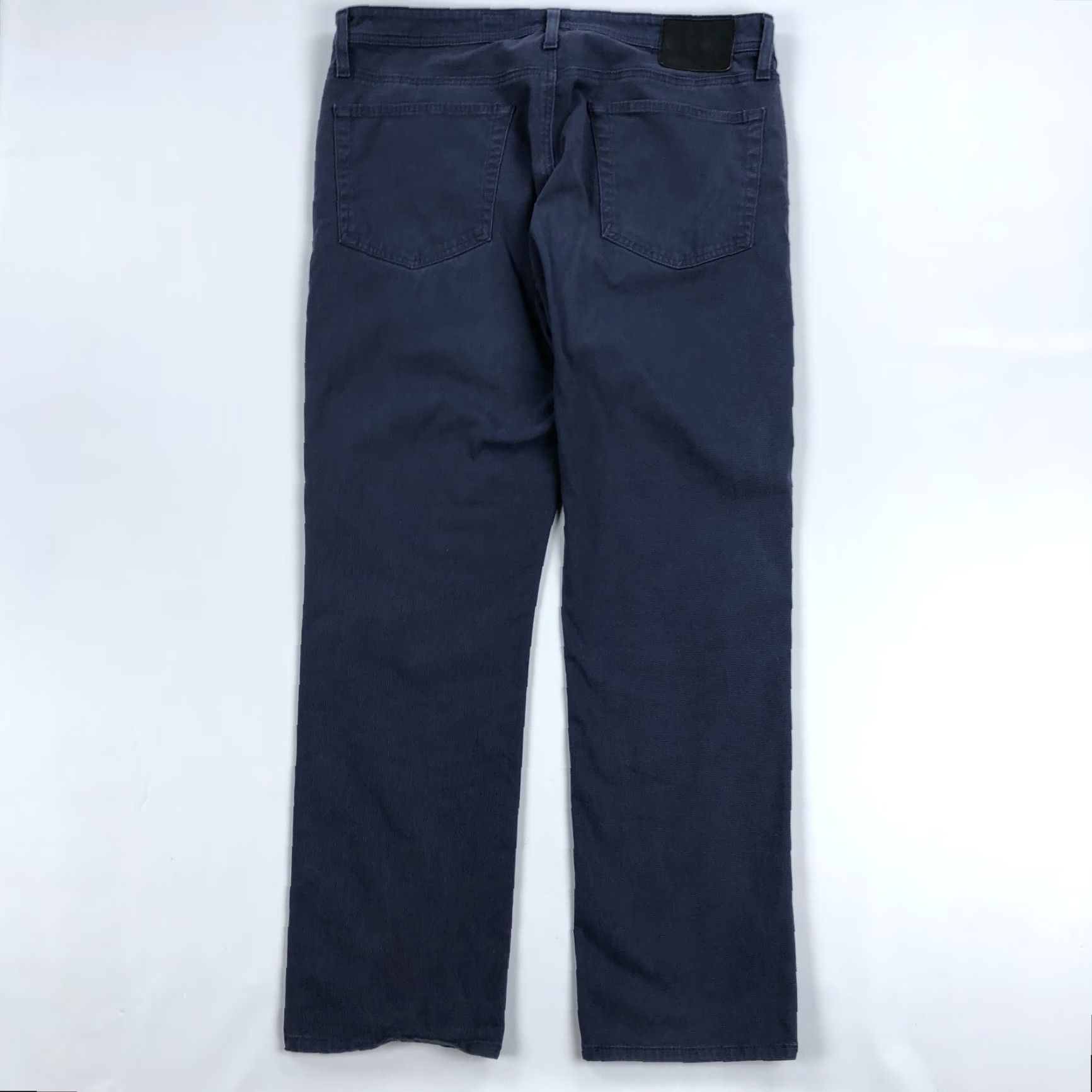 Vintage AG Adriano Goldschmied Jeans Mens 36x32 Everett Slim Straight 5-Pocket Blue Canvas Denim Pants Size US 36 / EU 52 - 3 Thumbnail