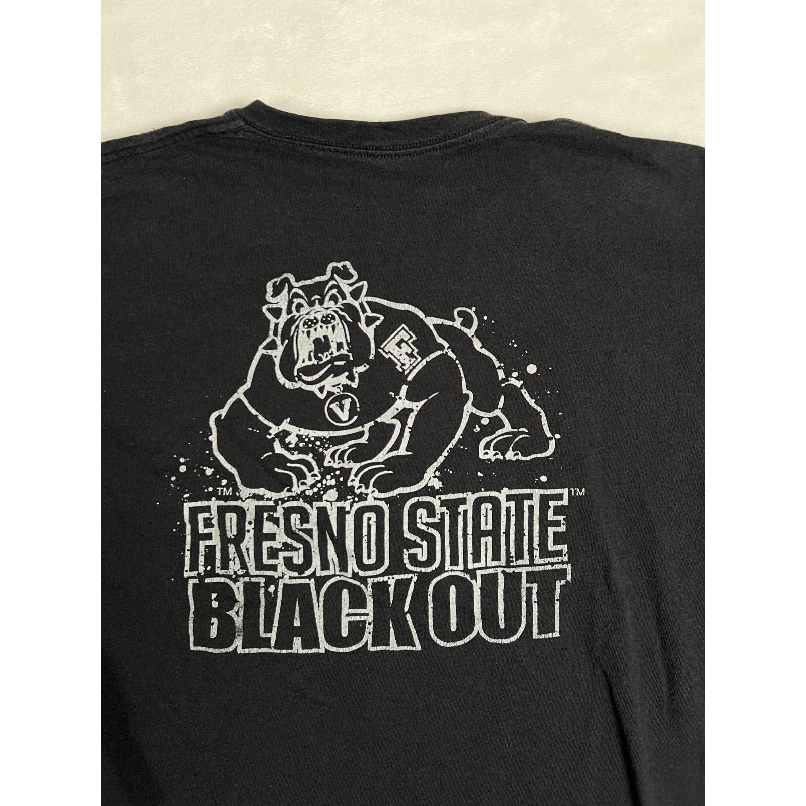 Gildan Vintage Fresno State Bulldogs T-Shirt Size Large Double Sid Size US L / EU 52-54 / 3 - 7 Thumbnail