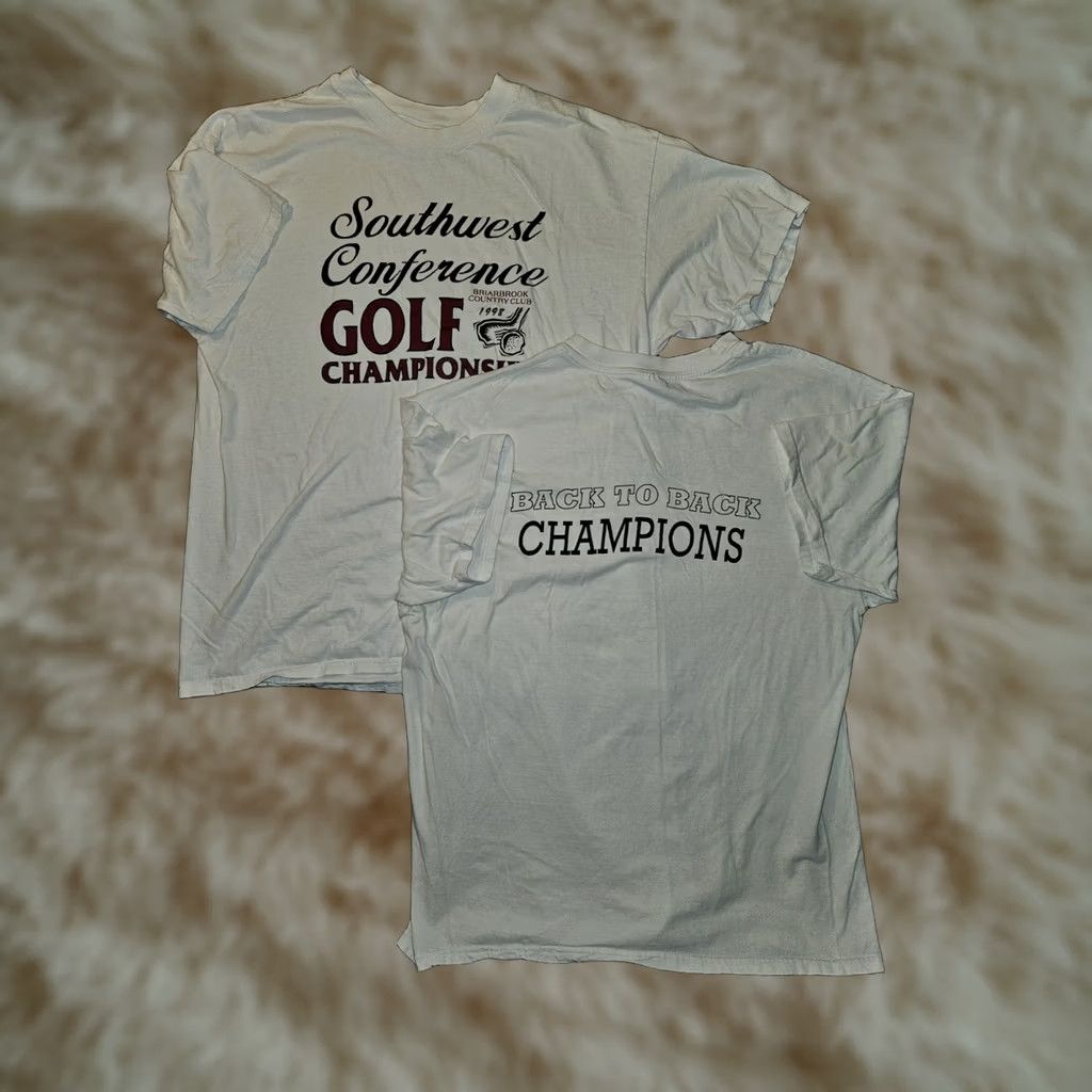Vintage VINTAGE Briarbrook Country Club T-Shirt Mens XL White 90's Golf Size US XL / EU 56 / 4 - 1 Thumbnail