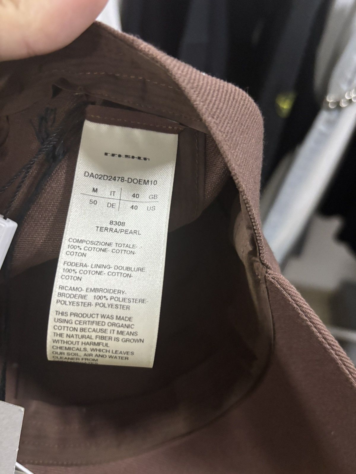 Rick Owens Drkshdw Rick Owens Drkshdw Cap Size 32 - 3 Thumbnail