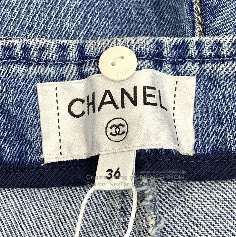 Chanel Chanel Blue Denim Jeans for Women . Size 23" - 5 Thumbnail