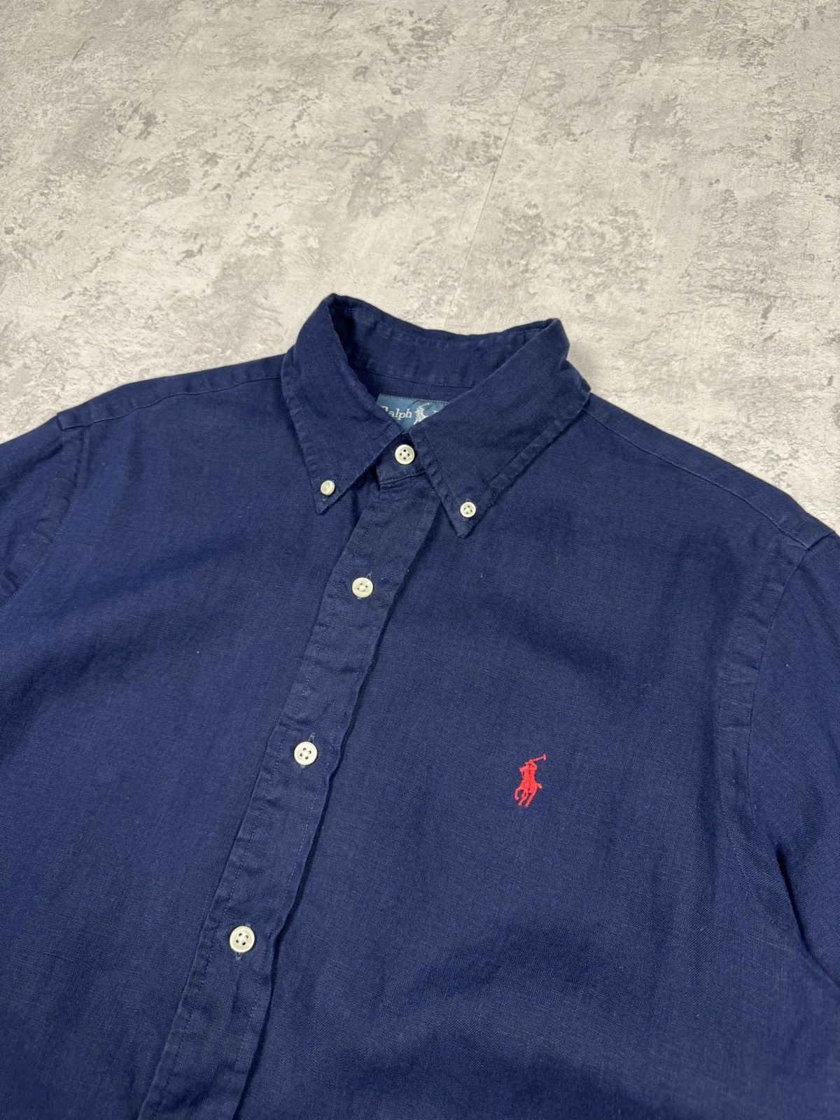 Polo Ralph Lauren Polo Ralph Lauren Linen Button Up Shirt Short Sleeve Size M Size US M / EU 48-50 / 2 - 4 Thumbnail