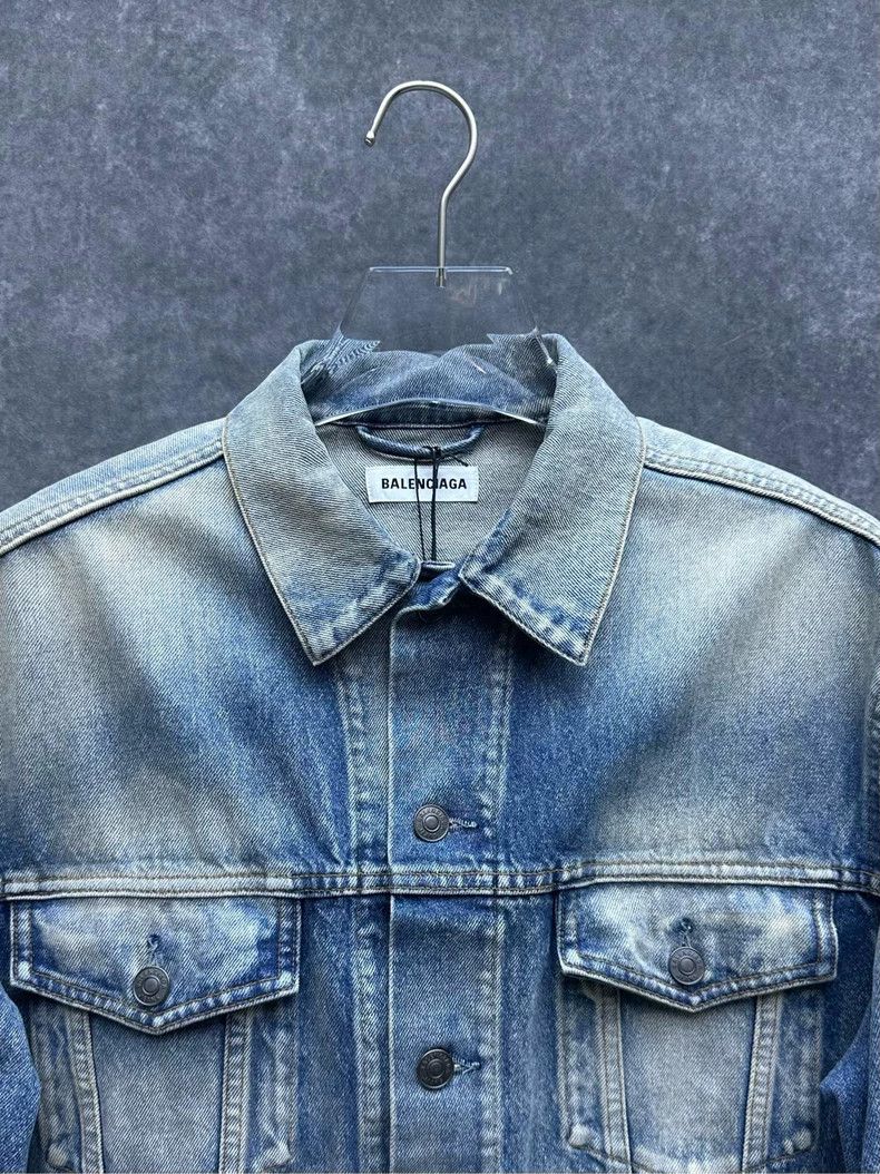 Balenciaga Balenciaga size 34 Lapel denim jacket Size S / US 4 / IT 40 - 5 Thumbnail