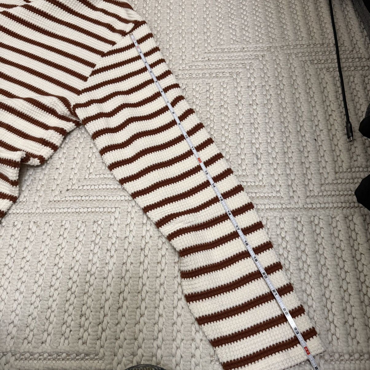 Aime Leon Dore Aime Leon Dore Knit Striped Jacquard Long Sleeve T Shirt Size US L / EU 52-54 / 3 - 6 Thumbnail