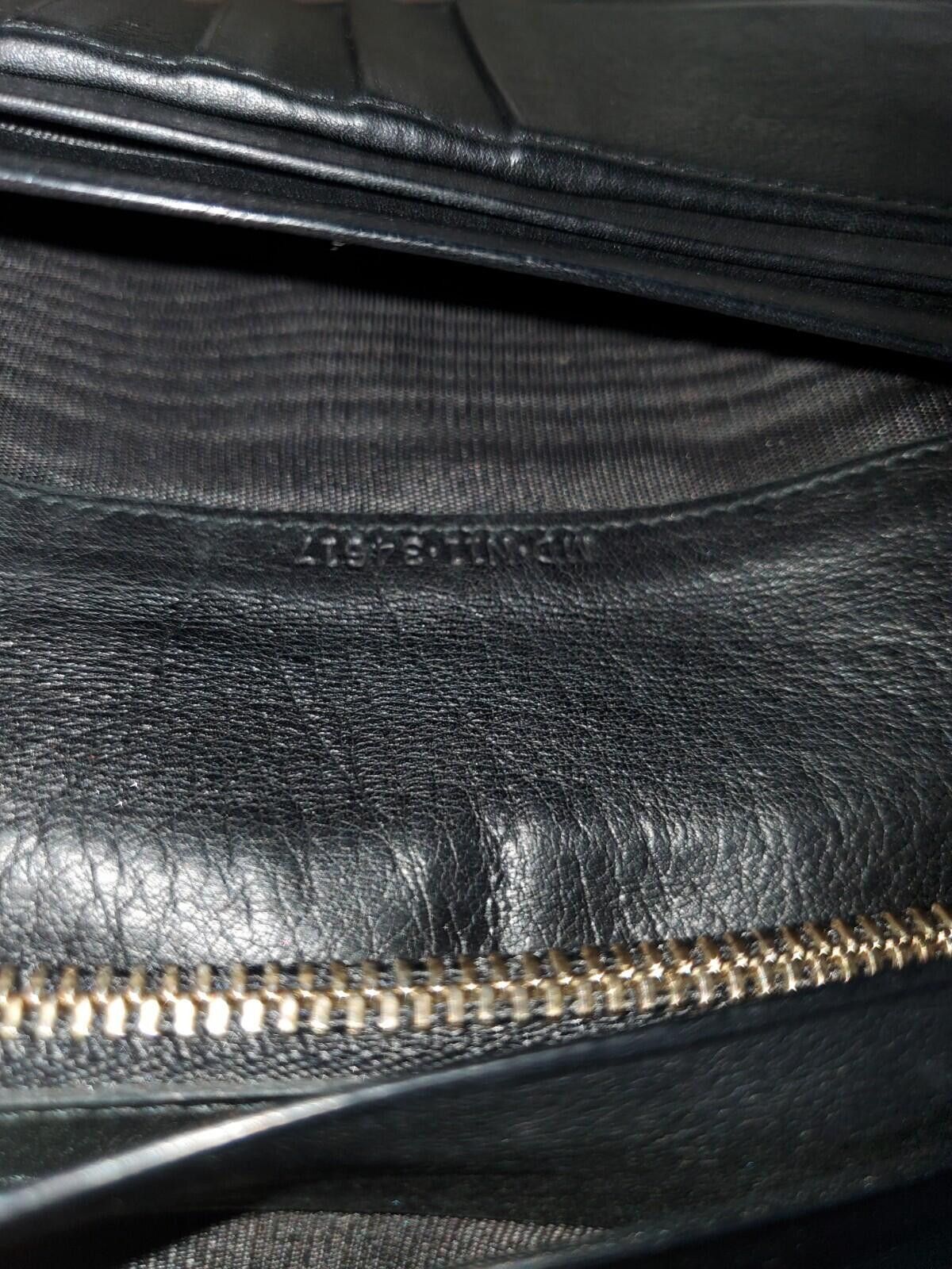 Bvlgari Bvgari Vintage Black Leather Long Wallet Bifold Card Holder Size ONE SIZE - 10 Thumbnail