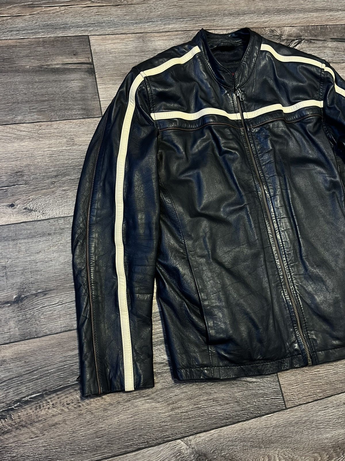 Genuine Leather × Leather Aviatrix Black Leather Bomber Jacket Size S Size US S / EU 44-46 / 1 - 3 Thumbnail