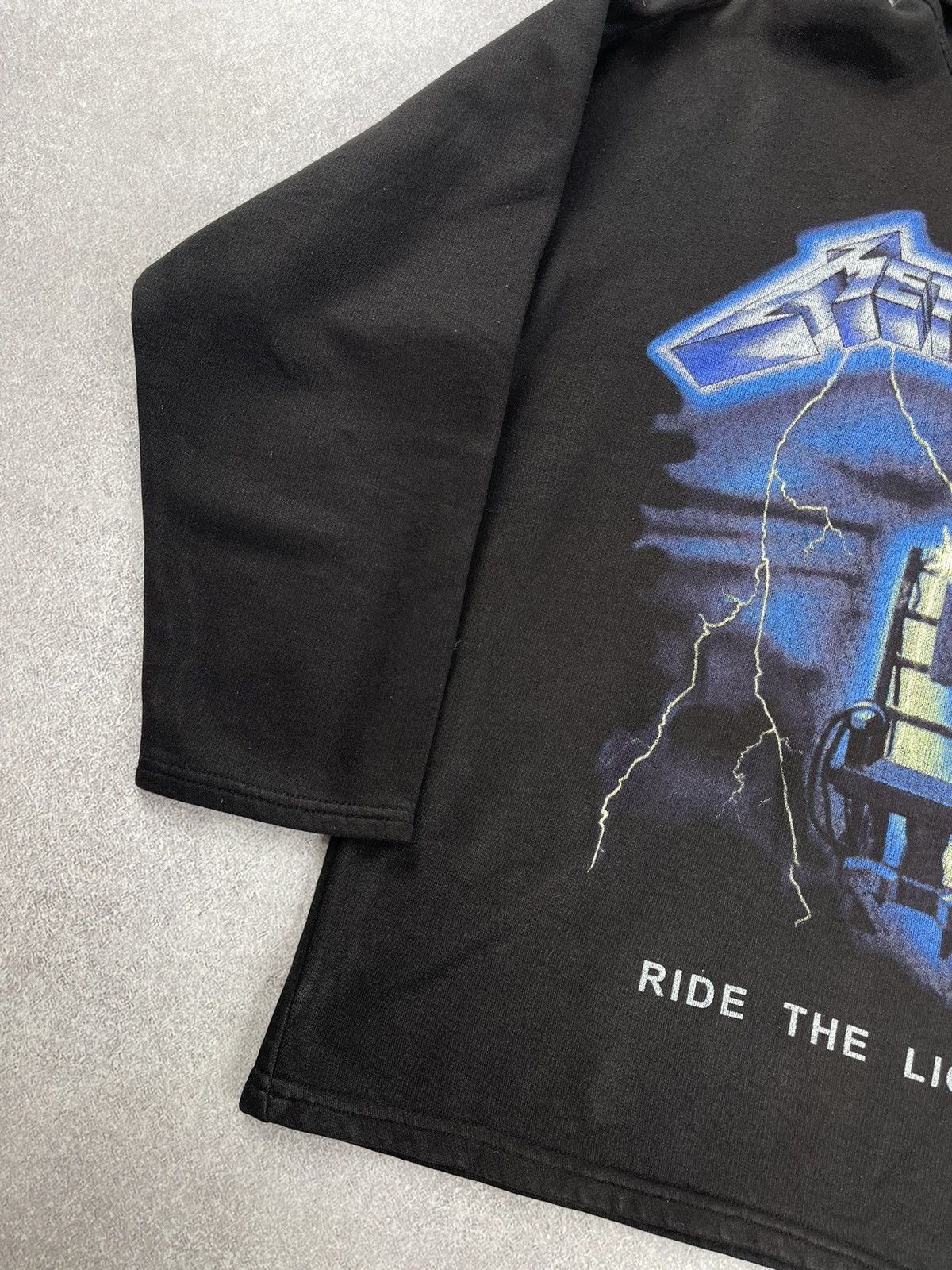 Band Tees × Metallica × Vintage Vintage 90’s Metallica Ride The Lightning Hoodie Size US XL / EU 56 / 4 - 3 Thumbnail