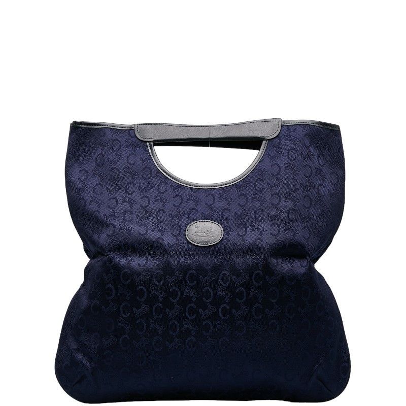 Image of Celine C Macadam Canvas Bifold Handbag in Blue, Men's