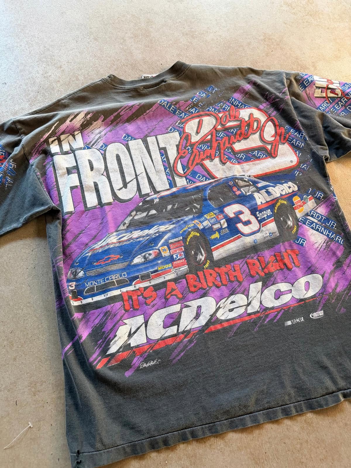 Chase Authentics VTG Dale Earnhardt JR The Dominator All Over Print Tee Sz XL Size US XL / EU 56 / 4 - 5 Thumbnail