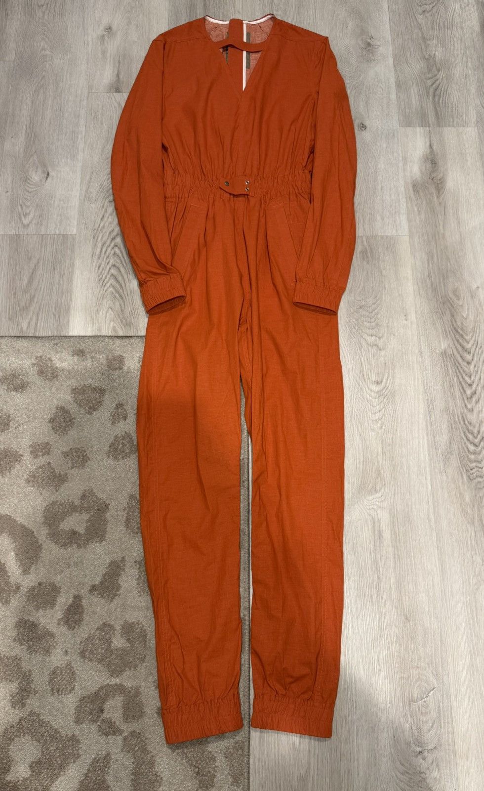 Rick Owens Drkshdw s/s 2023 lightweight cotton nwt bodybag flightsuit!! Size US 28 / EU 44 - 1 Thumbnail