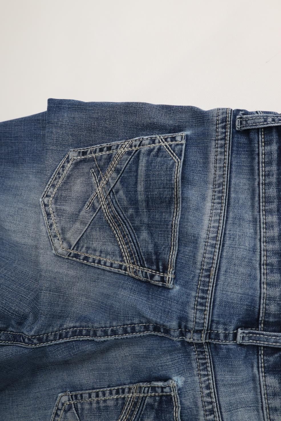 Vintage Buckle BKE Thick Stitch Tyler Straight Leg Denim Jeans Size US 36 / EU 52 - 15 Thumbnail
