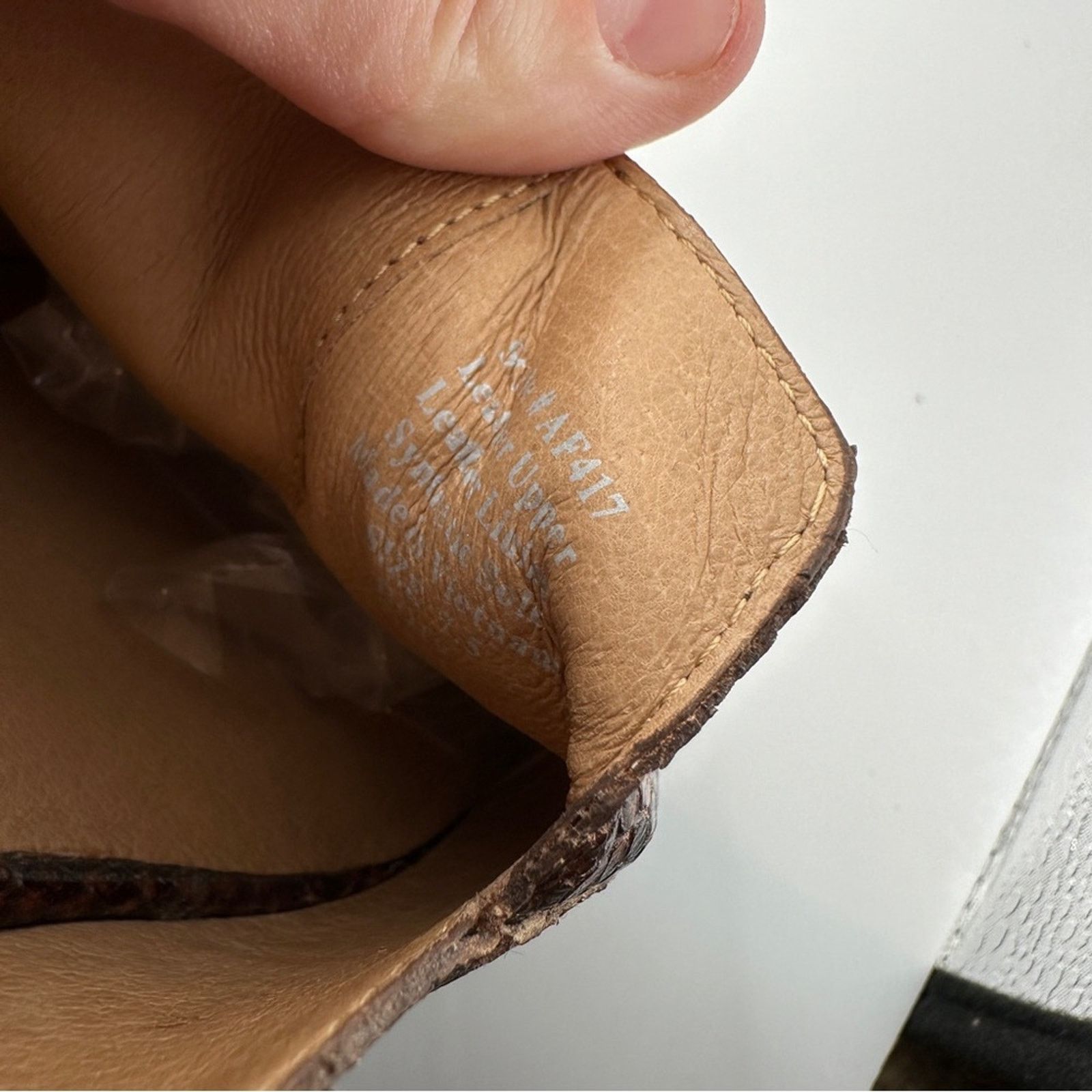 Madewell Madewell The Frances Loafer Mule in Snake Embossed Size US 7.5 / IT 37.5 - 11 Thumbnail