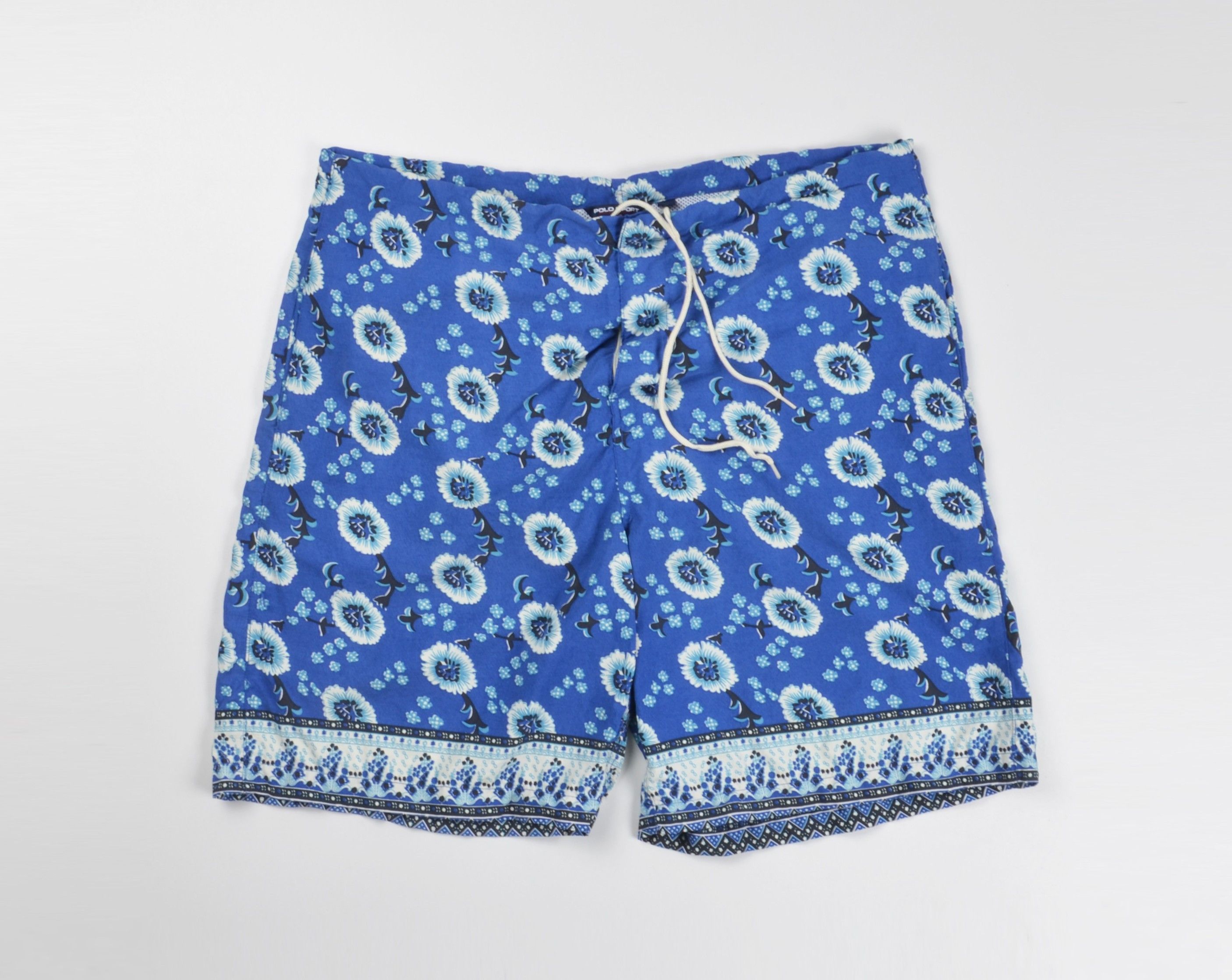 Ralph Lauren Vintage Ralph Lauren Polo Sport 90's Floral Swim Trunks Size US 34 / EU 50 - 1 Thumbnail