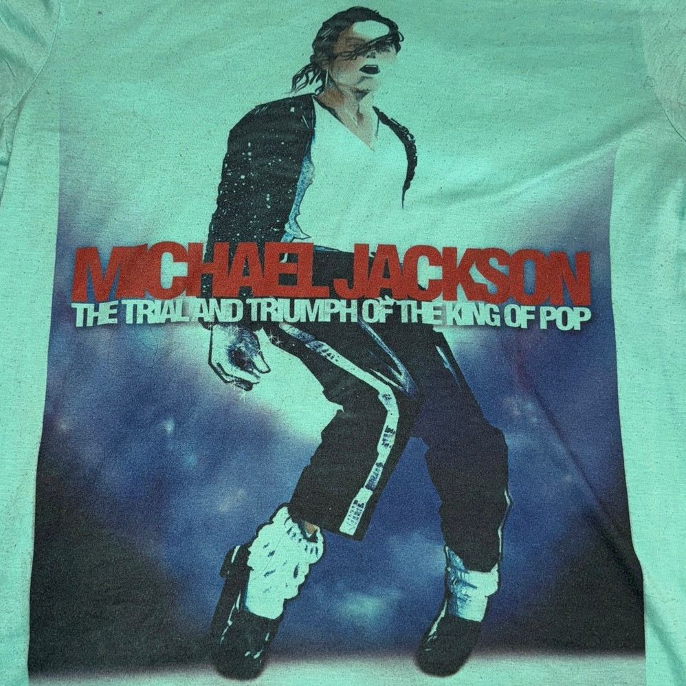 Michael Jackson MICHAEL JACKSON Trial and Triumph of King of Pop 2009 Tee Size L / US 10 / IT 46 - 2 Thumbnail