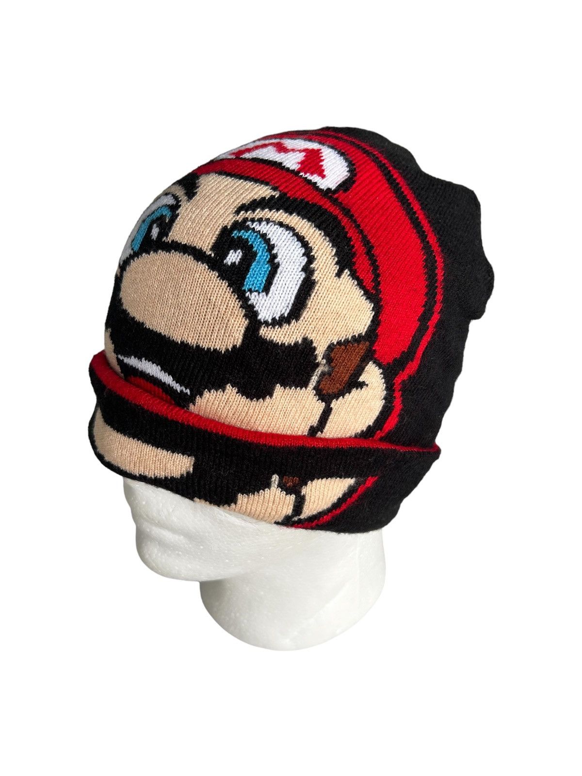 Super Mario Big Logo Beanie Hats