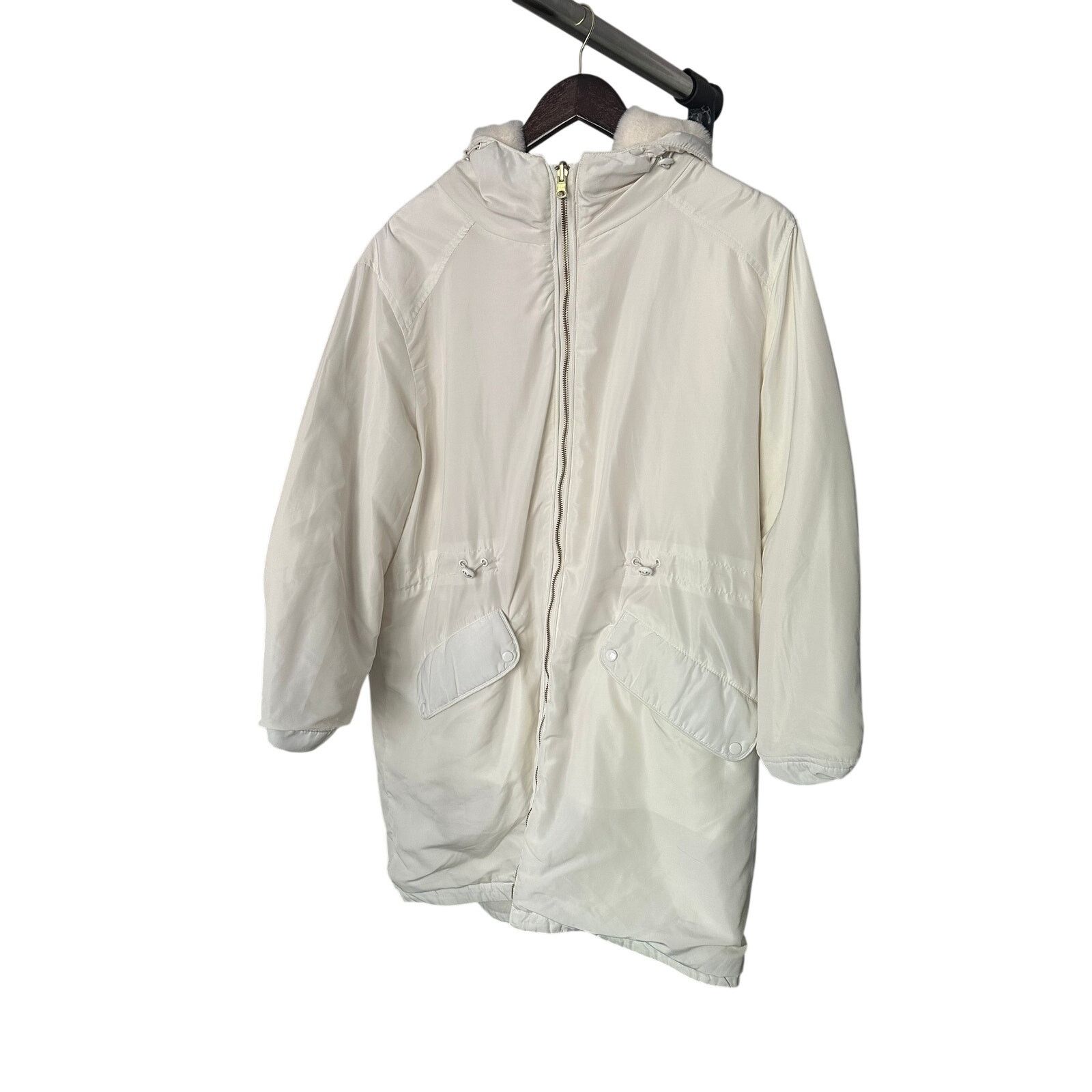 Other Ivory Women's Reversable Hooded coat Size XL / US 12-14 / IT 48-50 - 5 Thumbnail